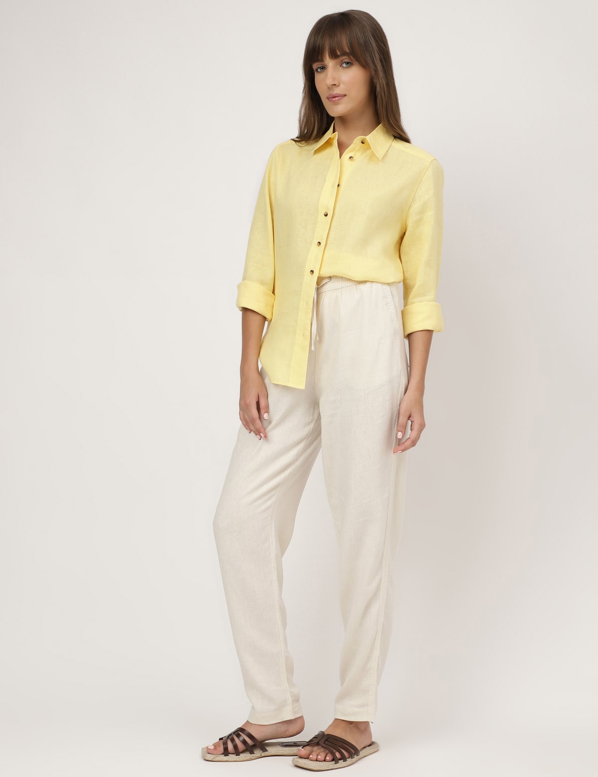 

Marks & Spencer Spread Collar Plain Shirt (FEMALE, YELLOW, 6)