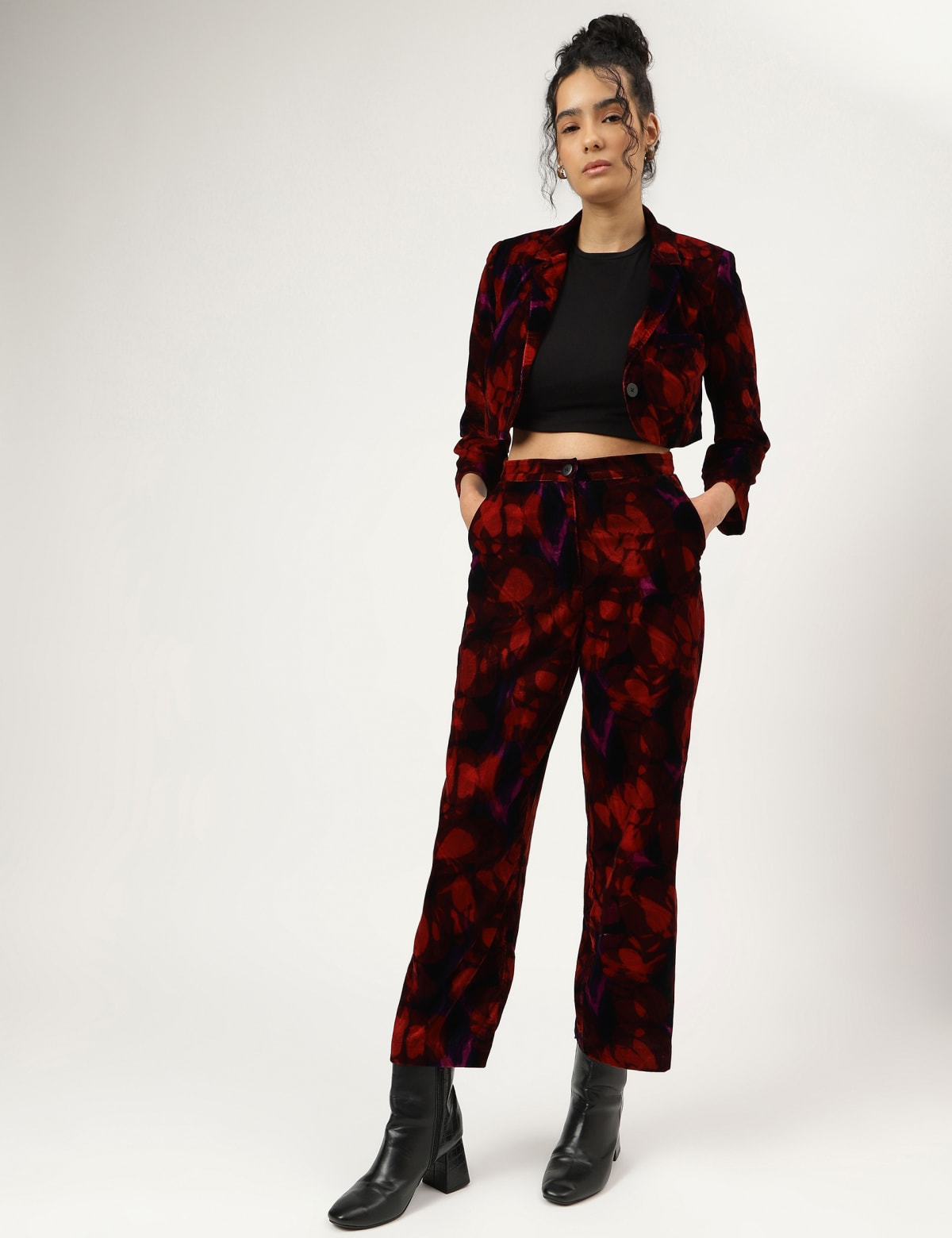

Marks & Spencer Printed Pants (FEMALE, RED MIX, 16)
