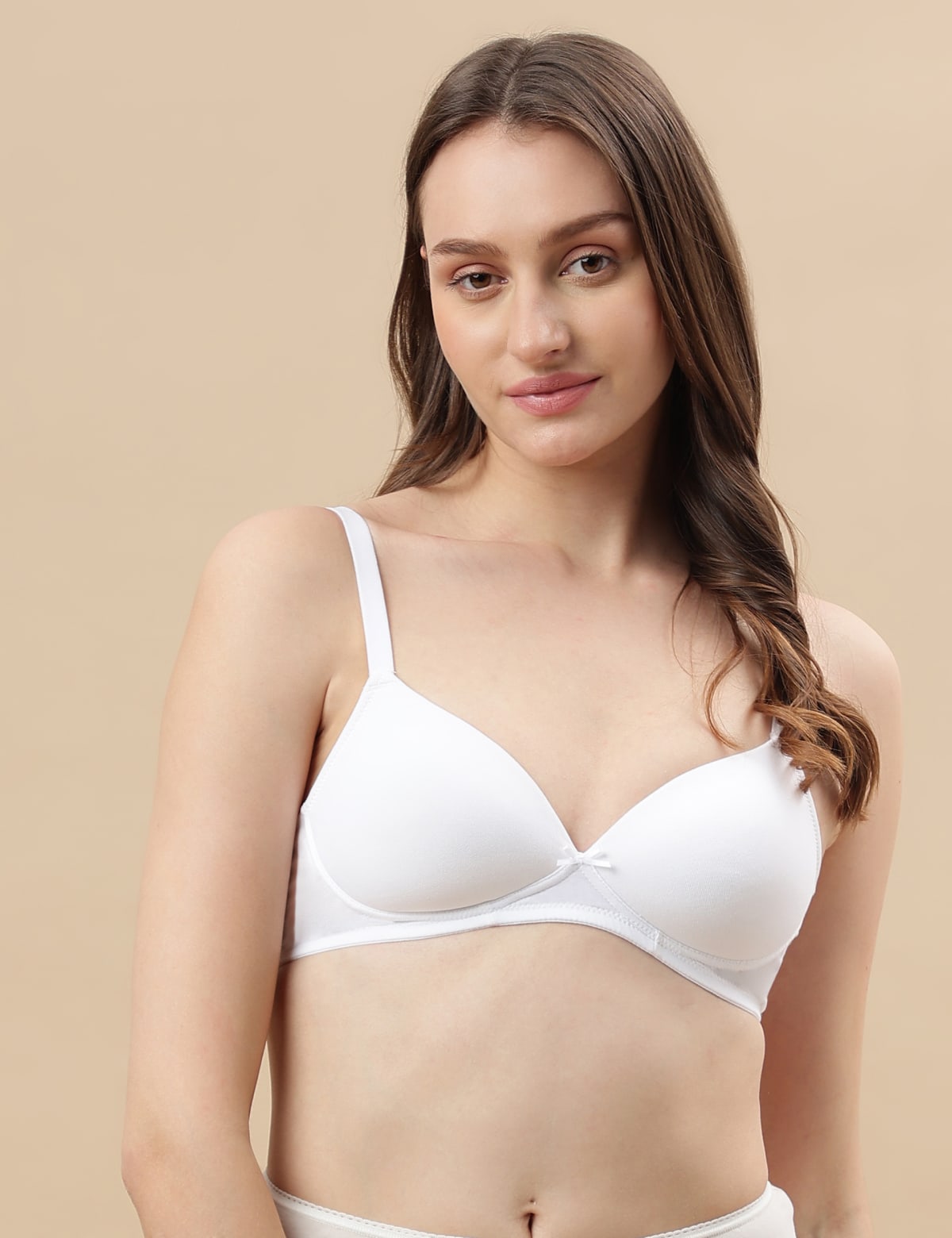 

Marks & Spencer Cotton Mix Padded Demi Cup Bra (FEMALE, WHITE, 34-B)