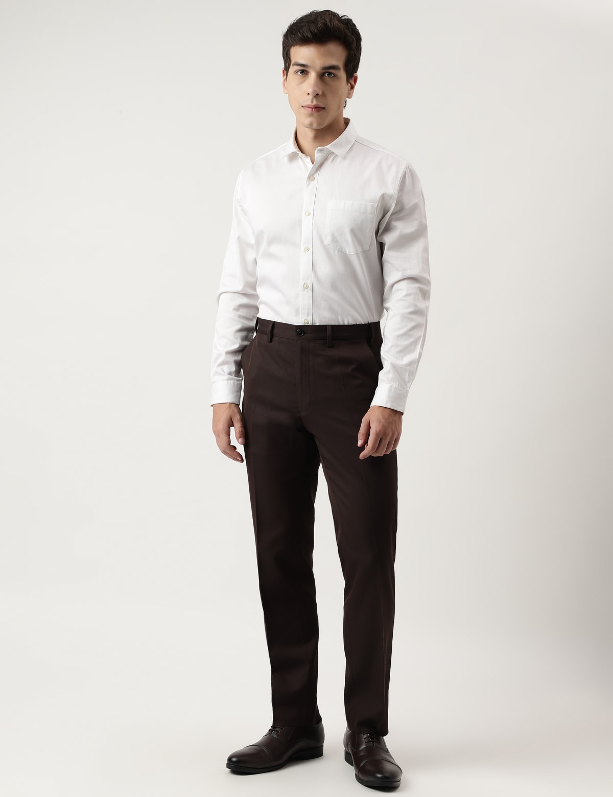 

Marks & Spencer Textured Trousers (MALE, BROWN MIX, 42-LNG)