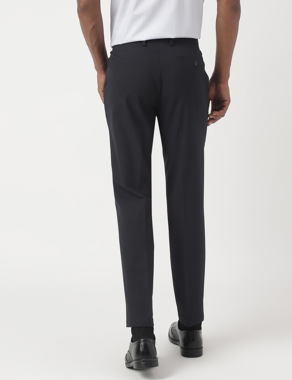 

Marks & Spencer Slim-Fit Bi-Stretch Textured Trousers (MALE, NAVY MIX, 32-REG)