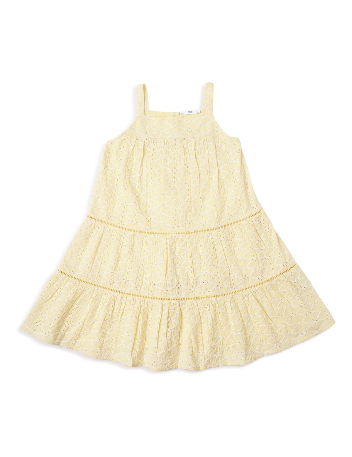 

Marks & Spencer Pure Cotton Embroidered Square Neck Blouse (GIRLS, YELLOW, 13-14)