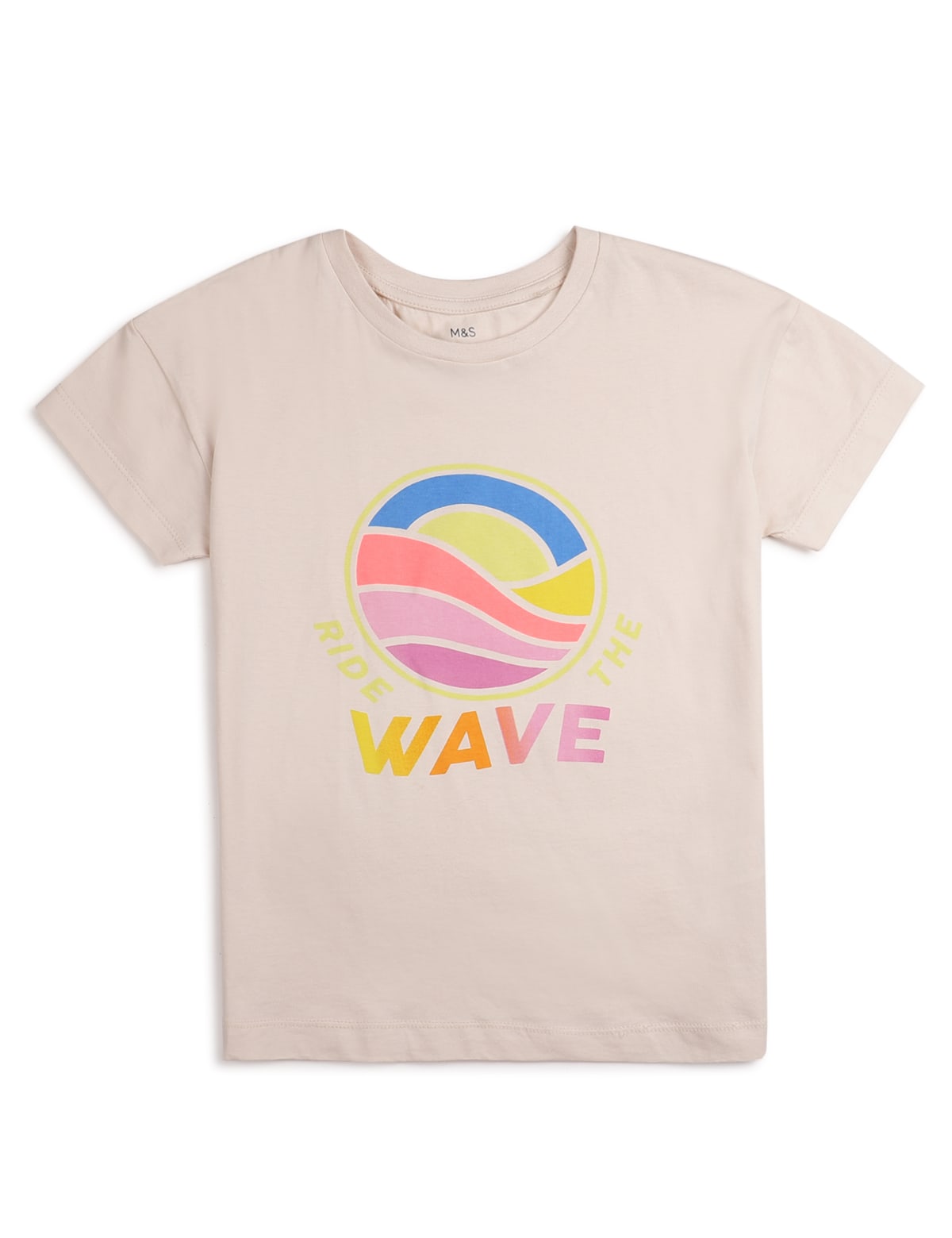 

Marks & Spencer Pure Cotton Printed Crew Neck T-shirt (GIRLS, CALICO, 6-7 Y)