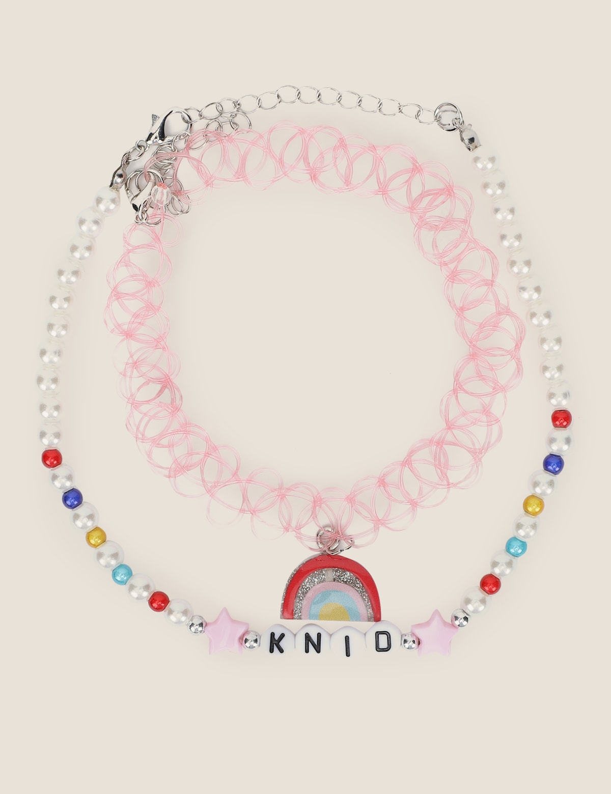 

Marks & Spencer Girls Pack of 2 Star Pendant (UNISEX, PINK MIX)