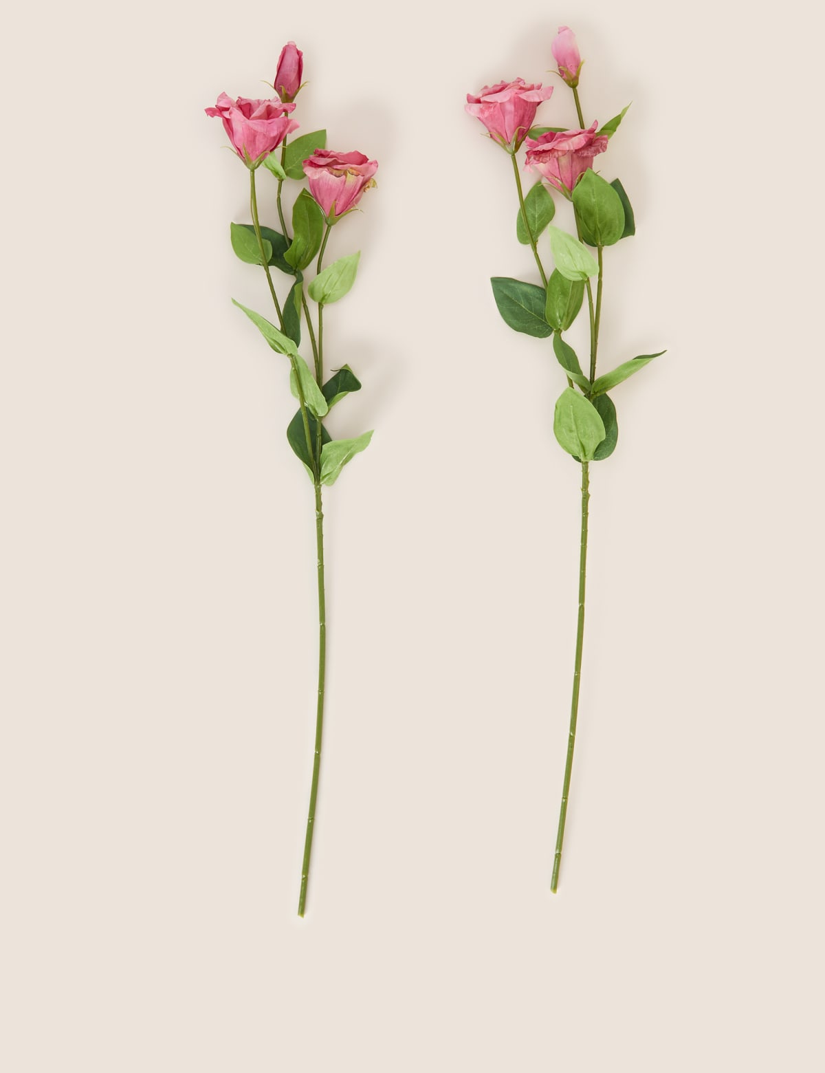

Marks & Spencer Set of 2 Artificial Real Touch Lisianthus Stems (PEACH)
