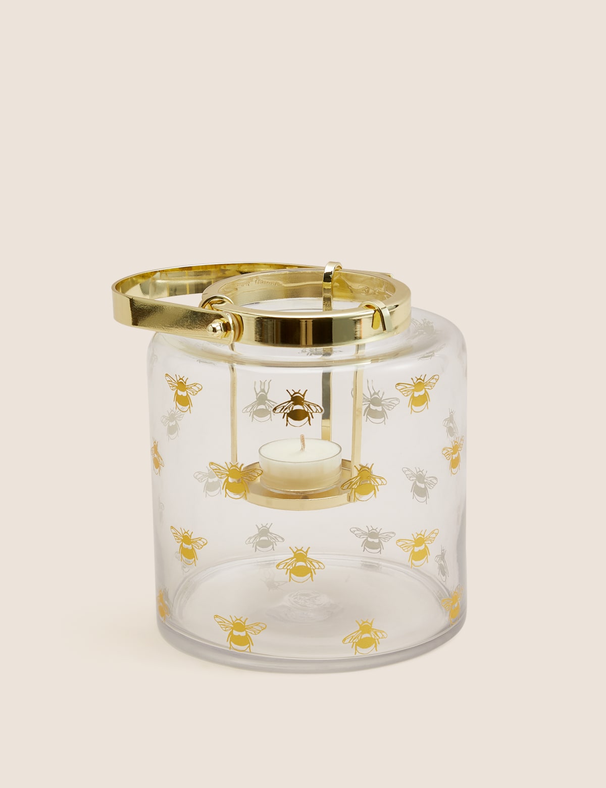 

Marks & Spencer Bee Patterned Lantern (GOLD)