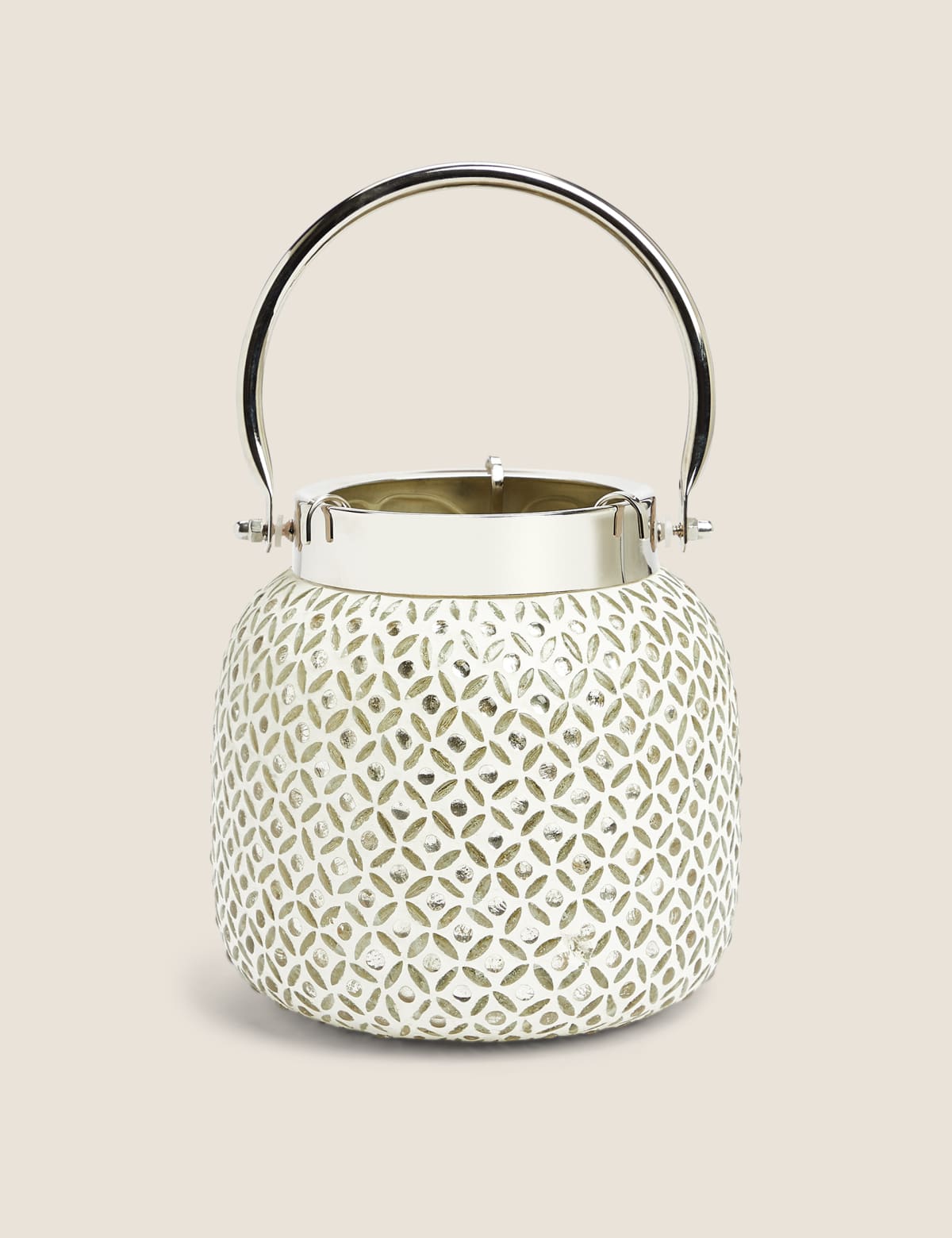 

Marks & Spencer Beaded Large Lantern (GREY MIX)