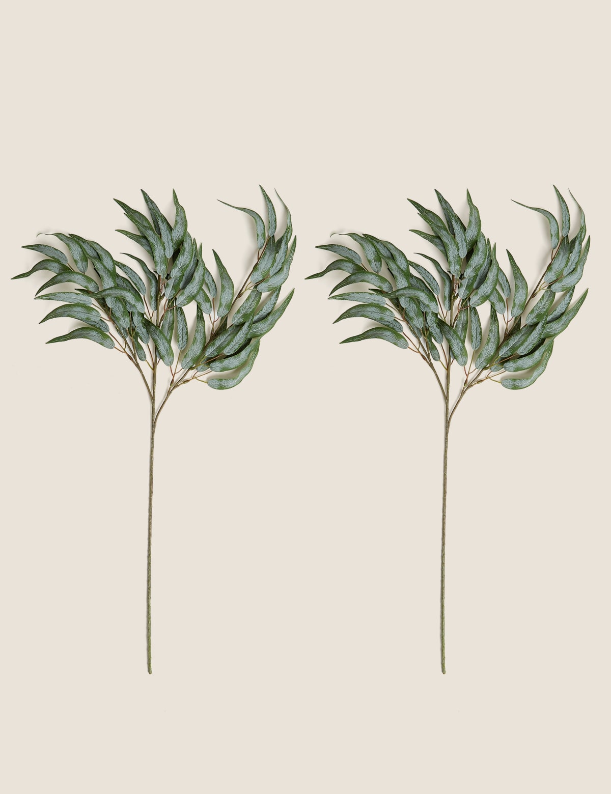 

Marks & Spencer Set of 2 Artificial Willow Sprays (GREEN MIX)