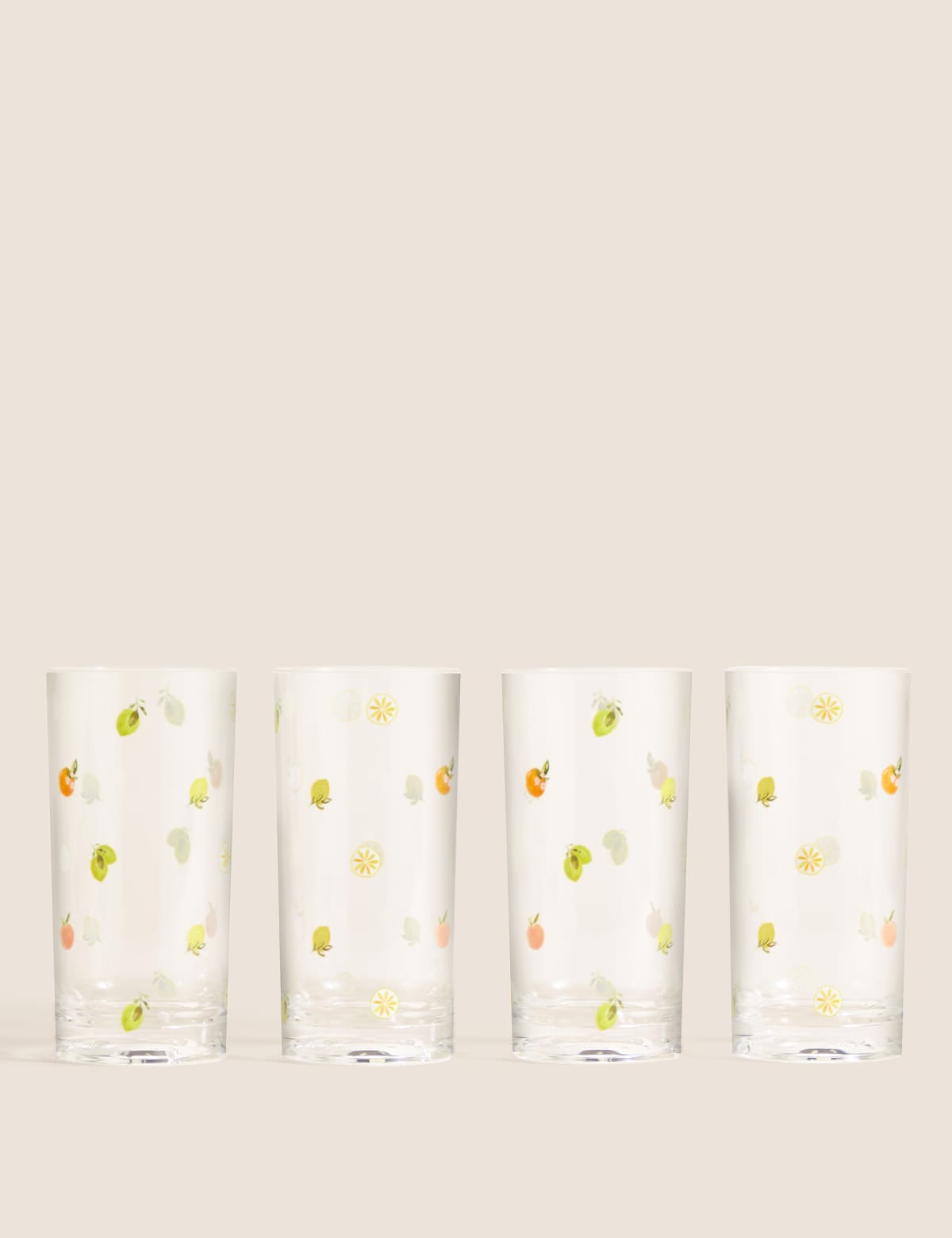 

Marks & Spencer Set Of 4 Summer Fruits Picnic Highballs (MULTI)