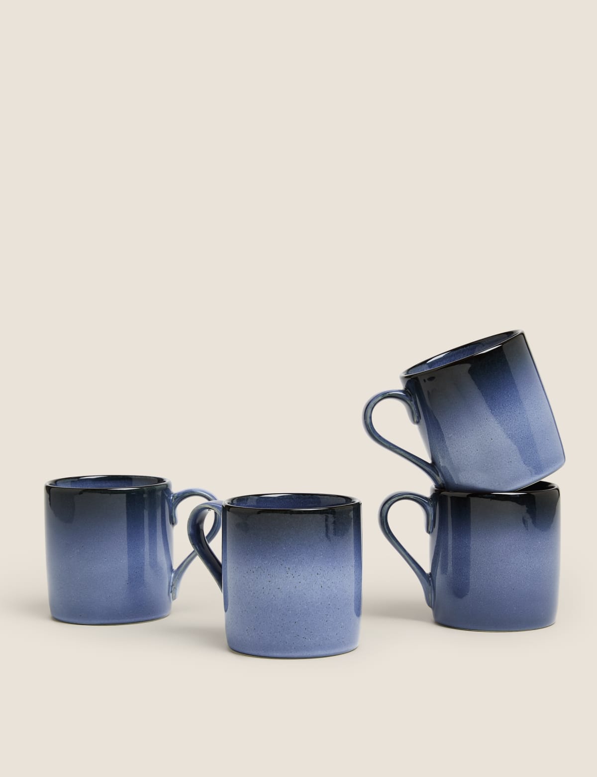 

Marks & Spencer Set of 4 Amberley Ombre Mugs (BLUE)