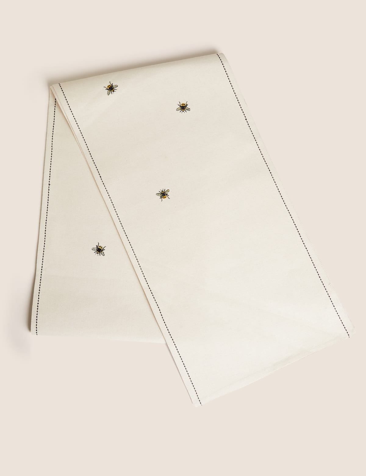 

Marks & Spencer Pure Cotton Embroidered Bee Table Runner (NATURAL)