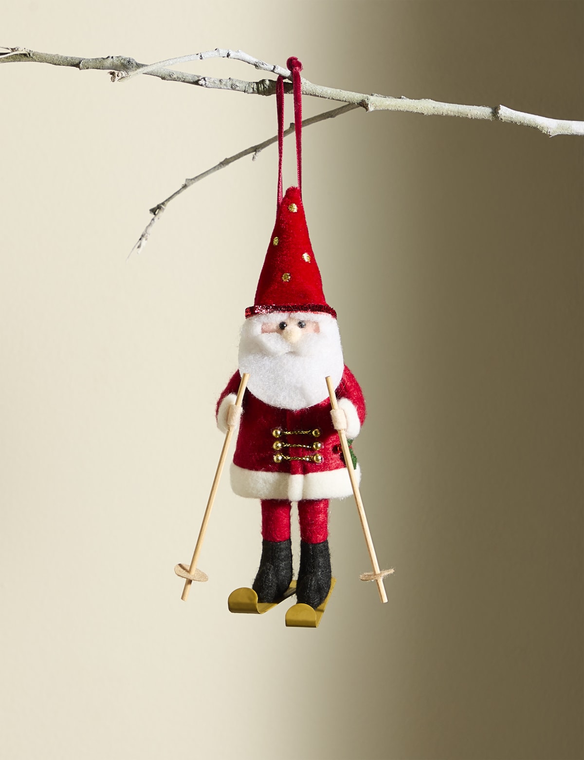 

Marks & Spencer Felt Father Christmas Hanging Decoration (RED MIX)