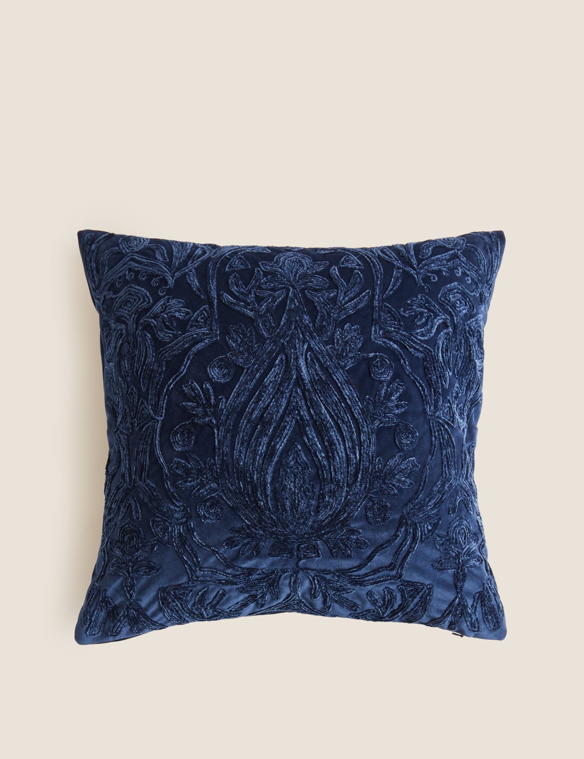 

Marks & Spencer Velvet Embroidered Cushion (NAVY MIX)