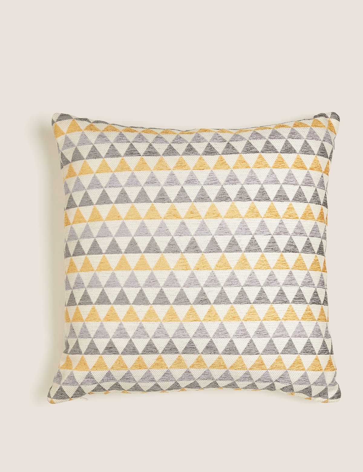 

Marks & Spencer Chenille Geometric Cushion (OCHRE)