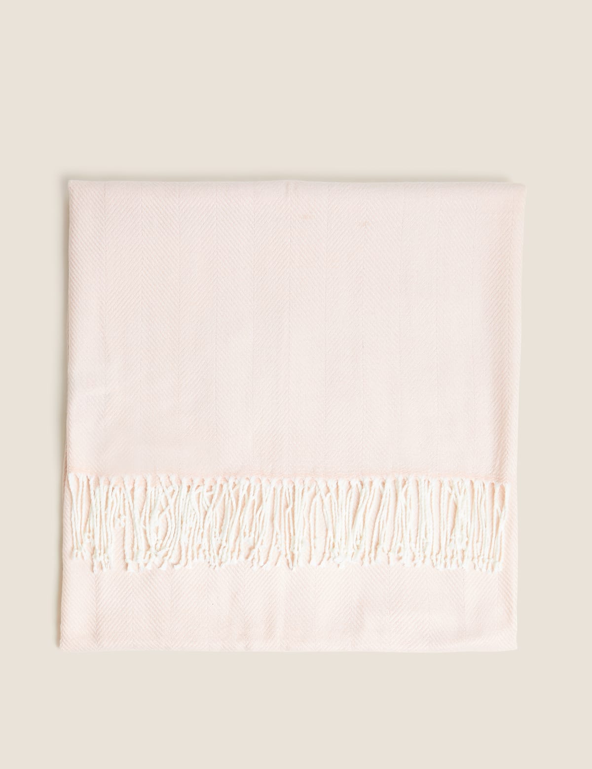 

Marks & Spencer Herringbone Throw (BLUSH)