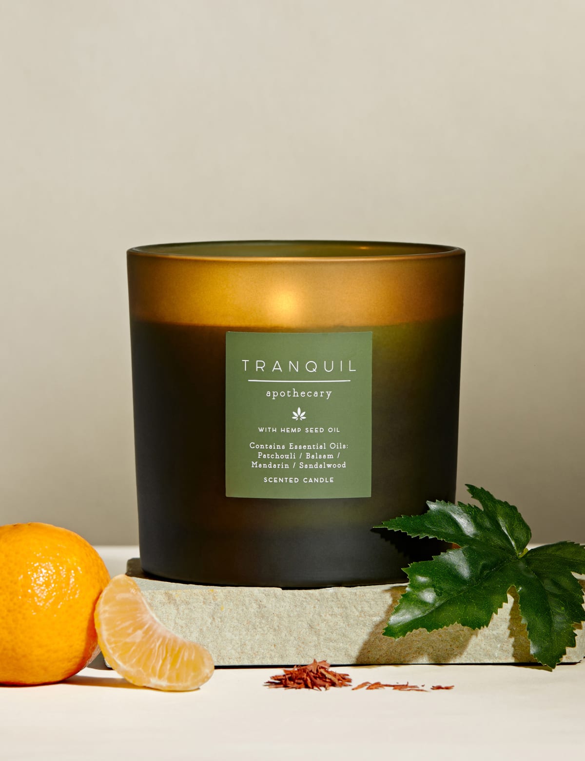 

Marks & Spencer Tranquil 3 Wick Candle (GREEN)