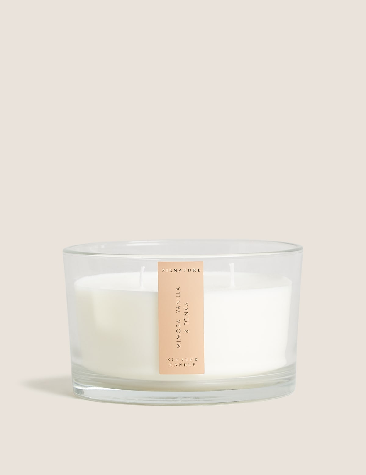 

Marks & Spencer Mimosa Vanilla & Tonka 3 Wick Candle (ORANGE MIX)