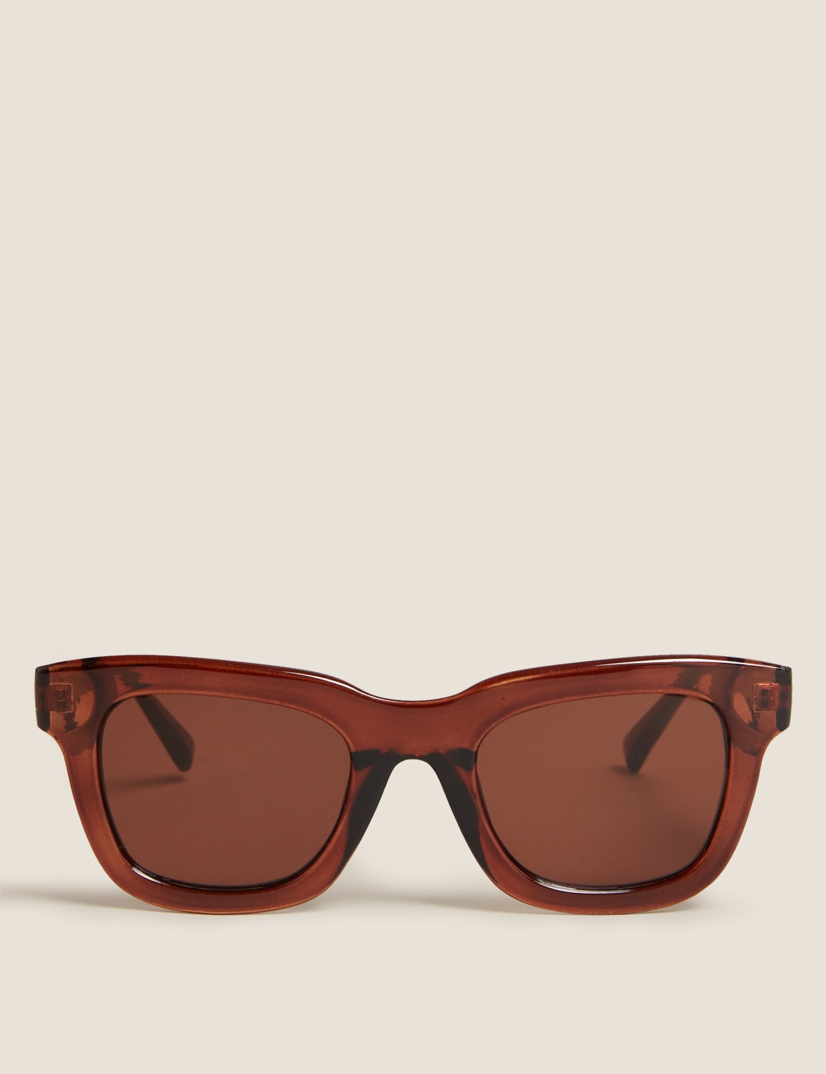 

Marks & Spencer Square Preppy Sunglasses (FEMALE, BROWN)