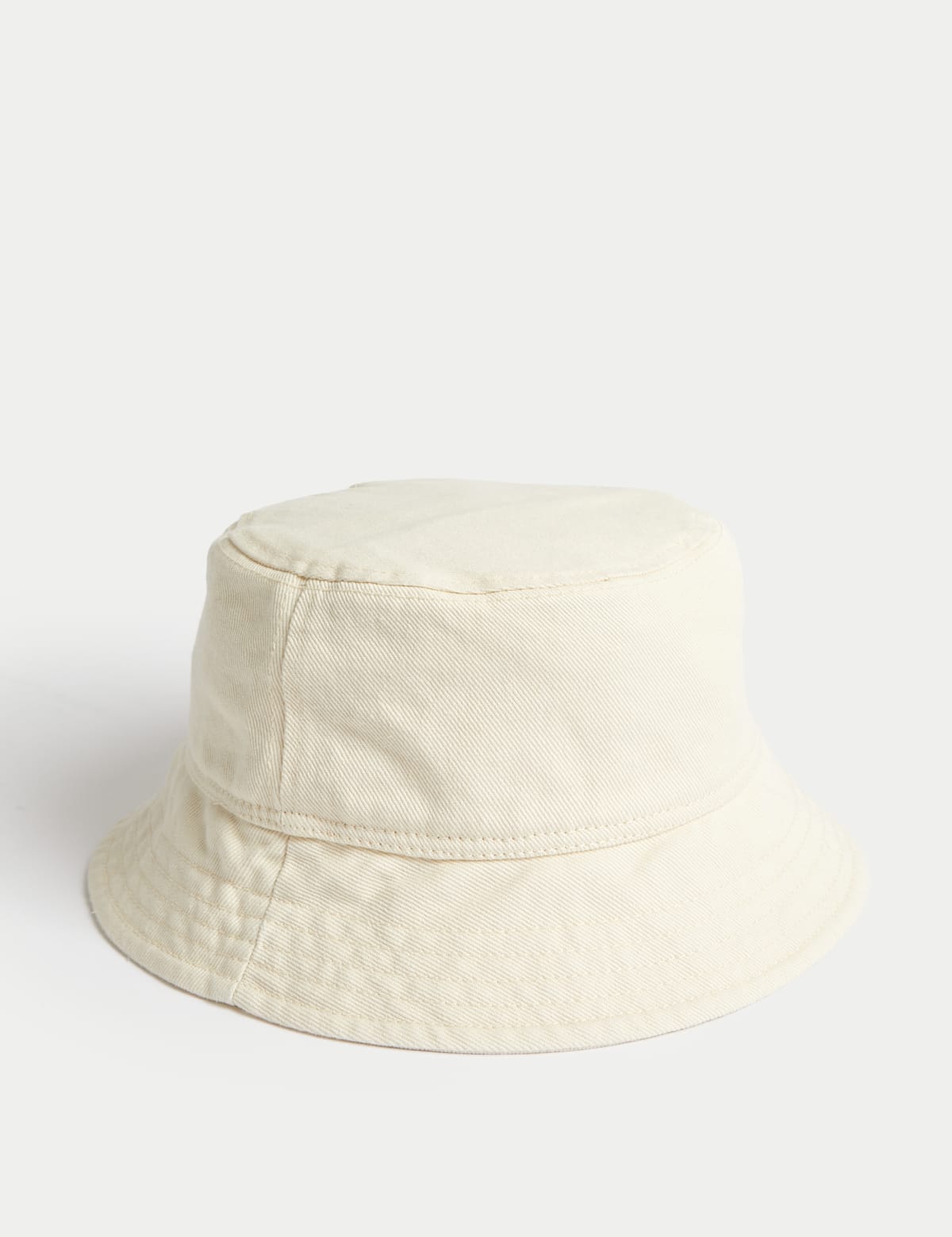 

Marks & Spencer Pure Cotton Bucket Hat (FEMALE, CREAM, S-M)