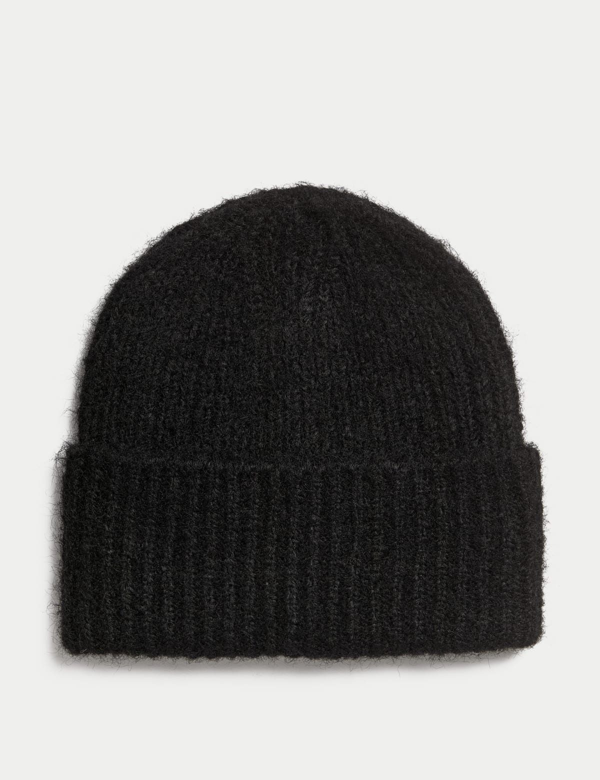 

Marks & Spencer Ribbed Beanie (FEMALE, BLACK)