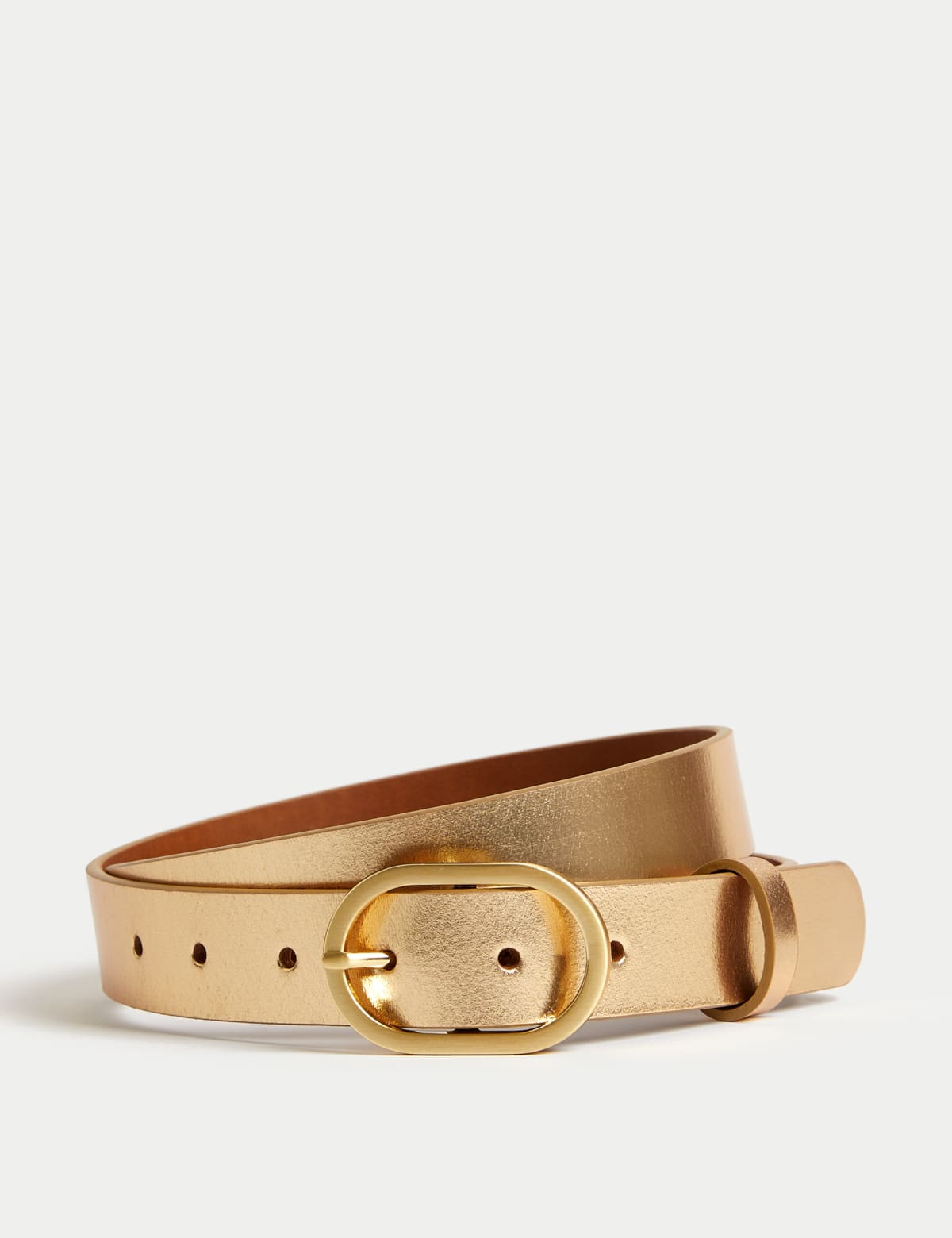 

Marks & Spencer Leather Jean Belt (FEMALE, GOLD, S)