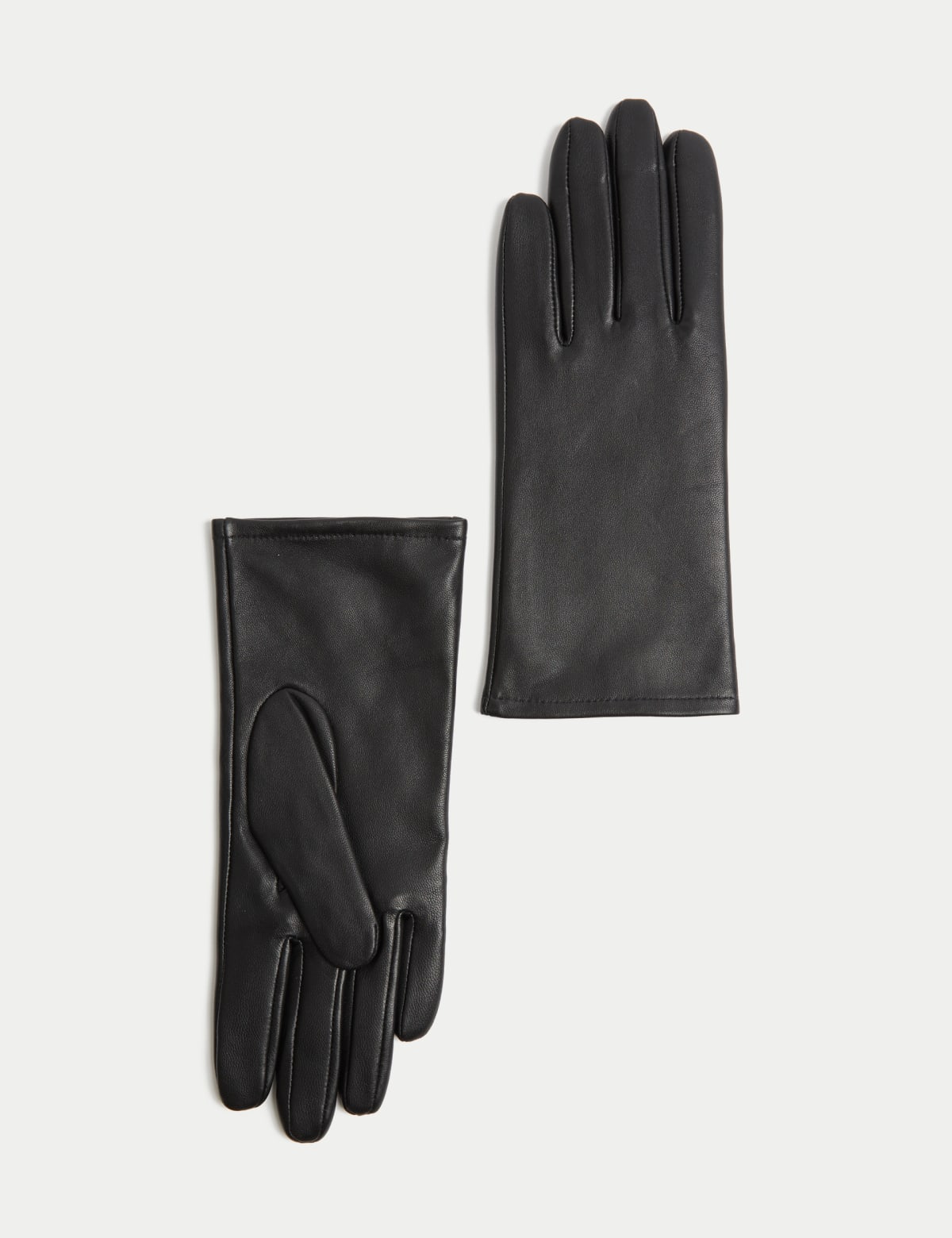 

Marks & Spencer Leather Warm Lined Gloves (FEMALE, BLACK, S)