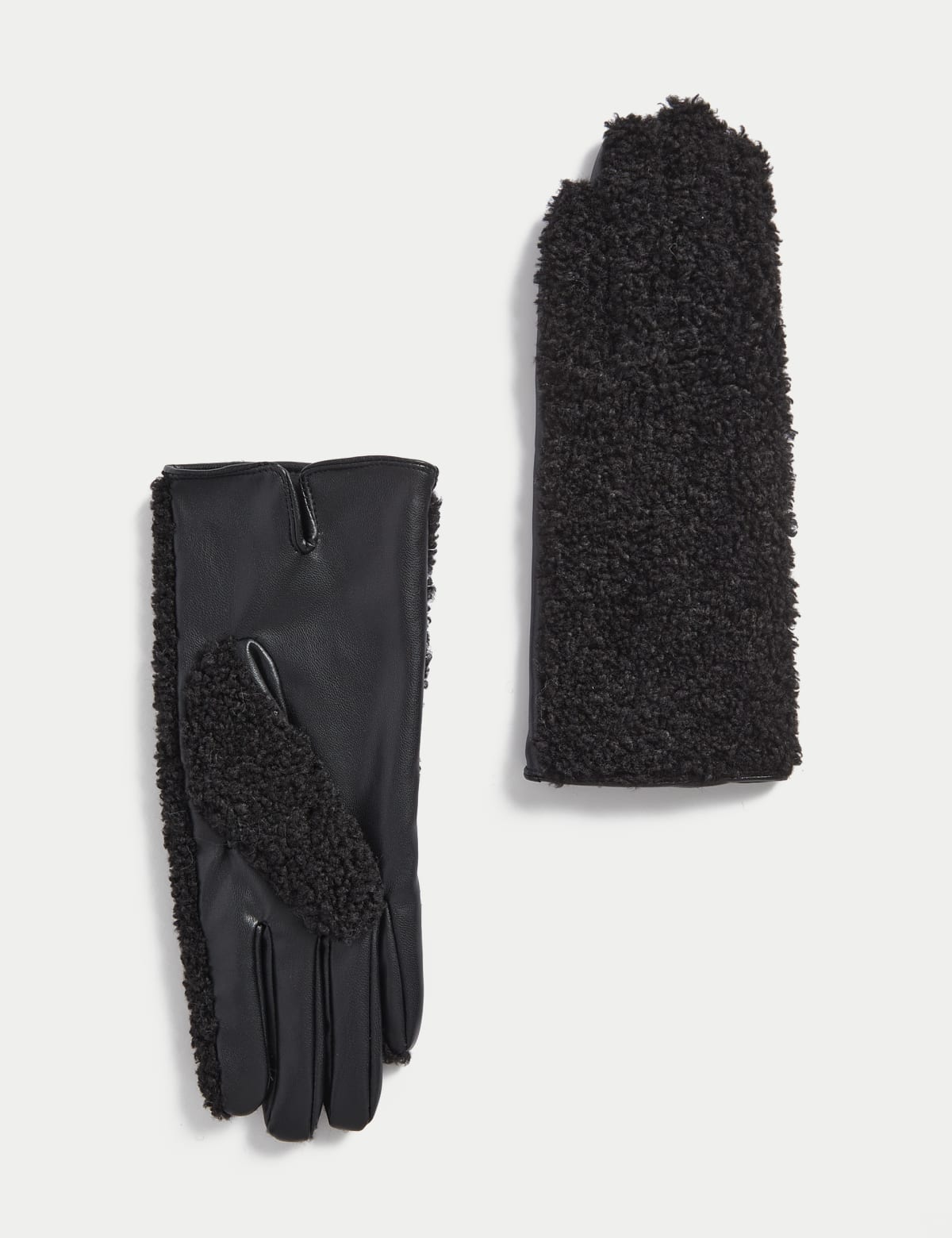 

Marks & Spencer Borg Gloves (FEMALE, BLACK, S)