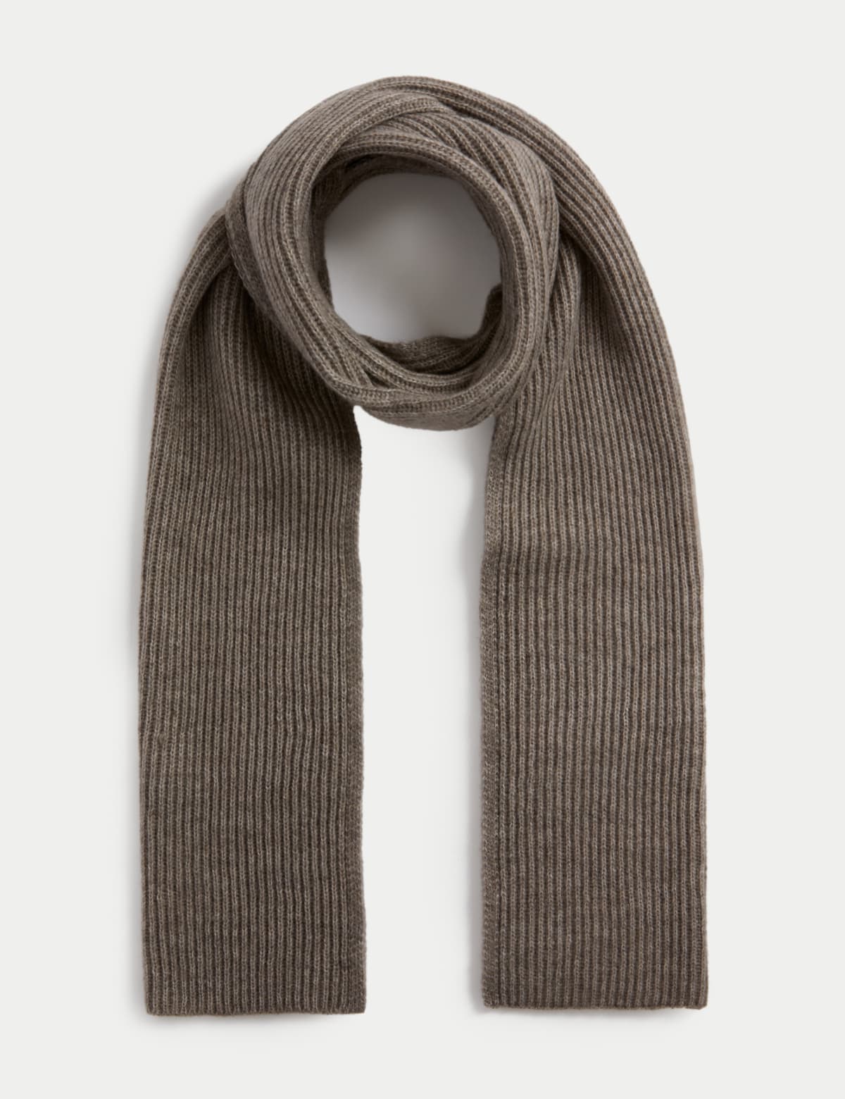 

Marks & Spencer Knitted Scarf (FEMALE, TAUPE)