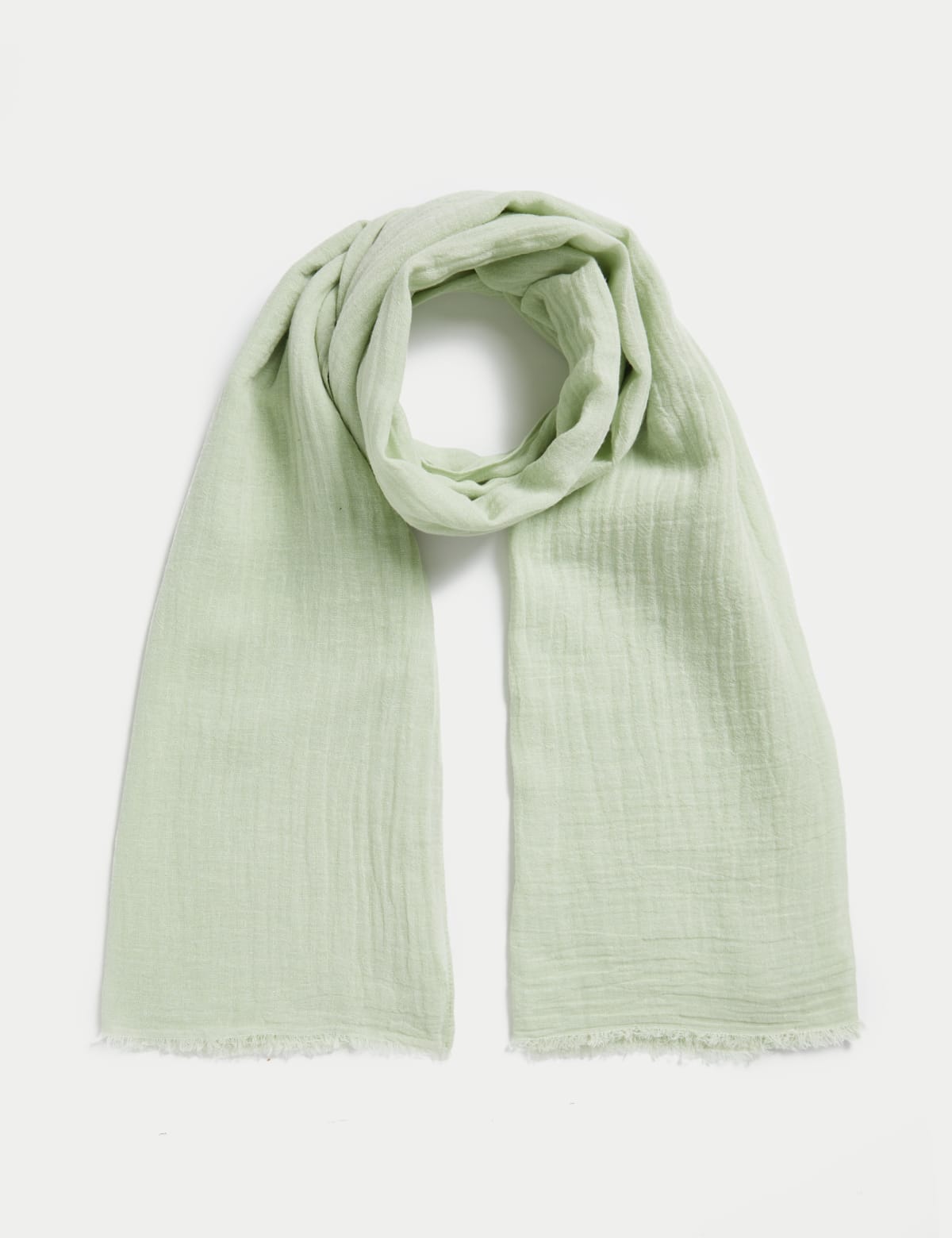 

Marks & Spencer Linen Blend Textured Scarf (FEMALE, GREEN)