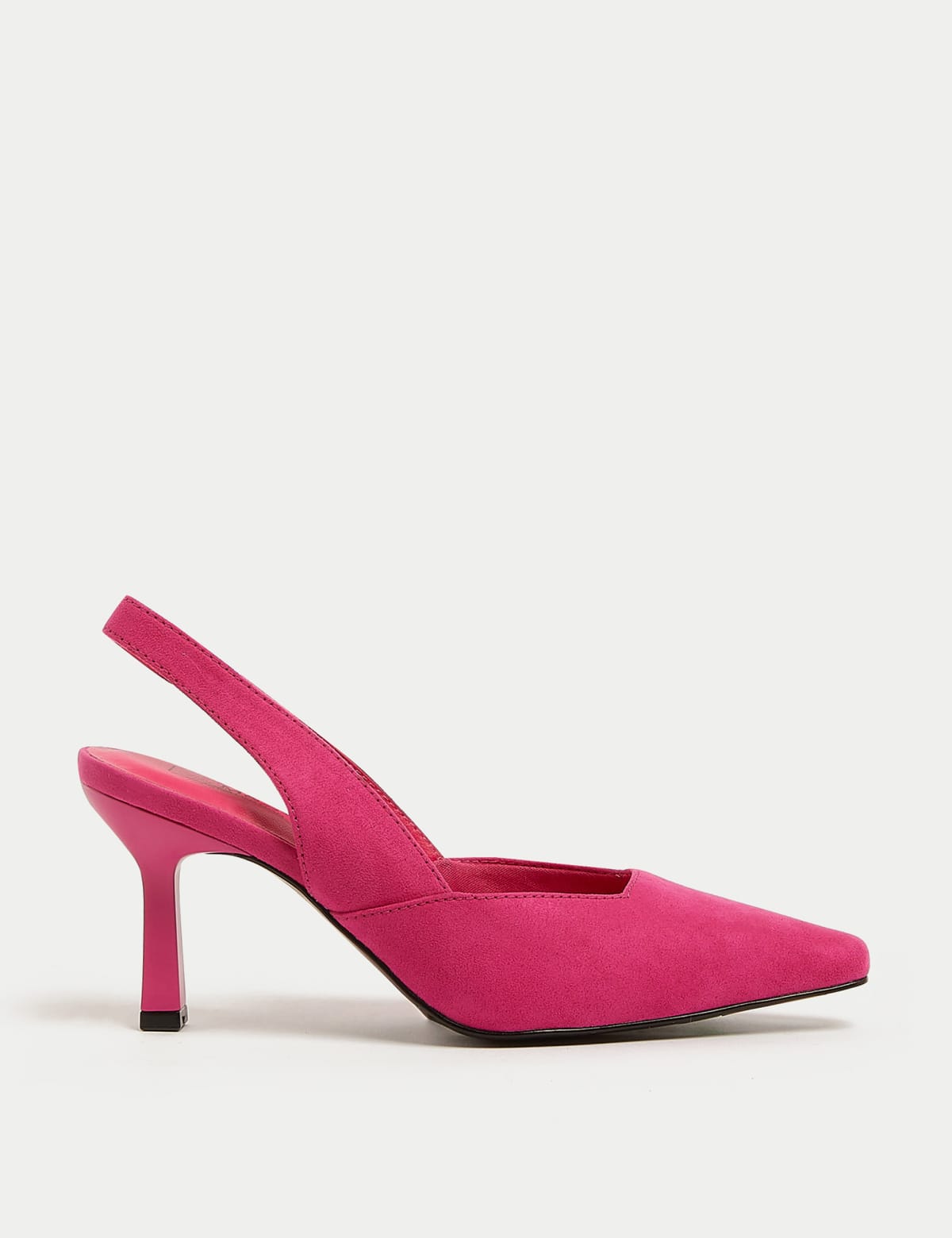 

Marks & Spencer Stiletto Heel Pointed Slingback Shoes (FEMALE, CERISE, 4)