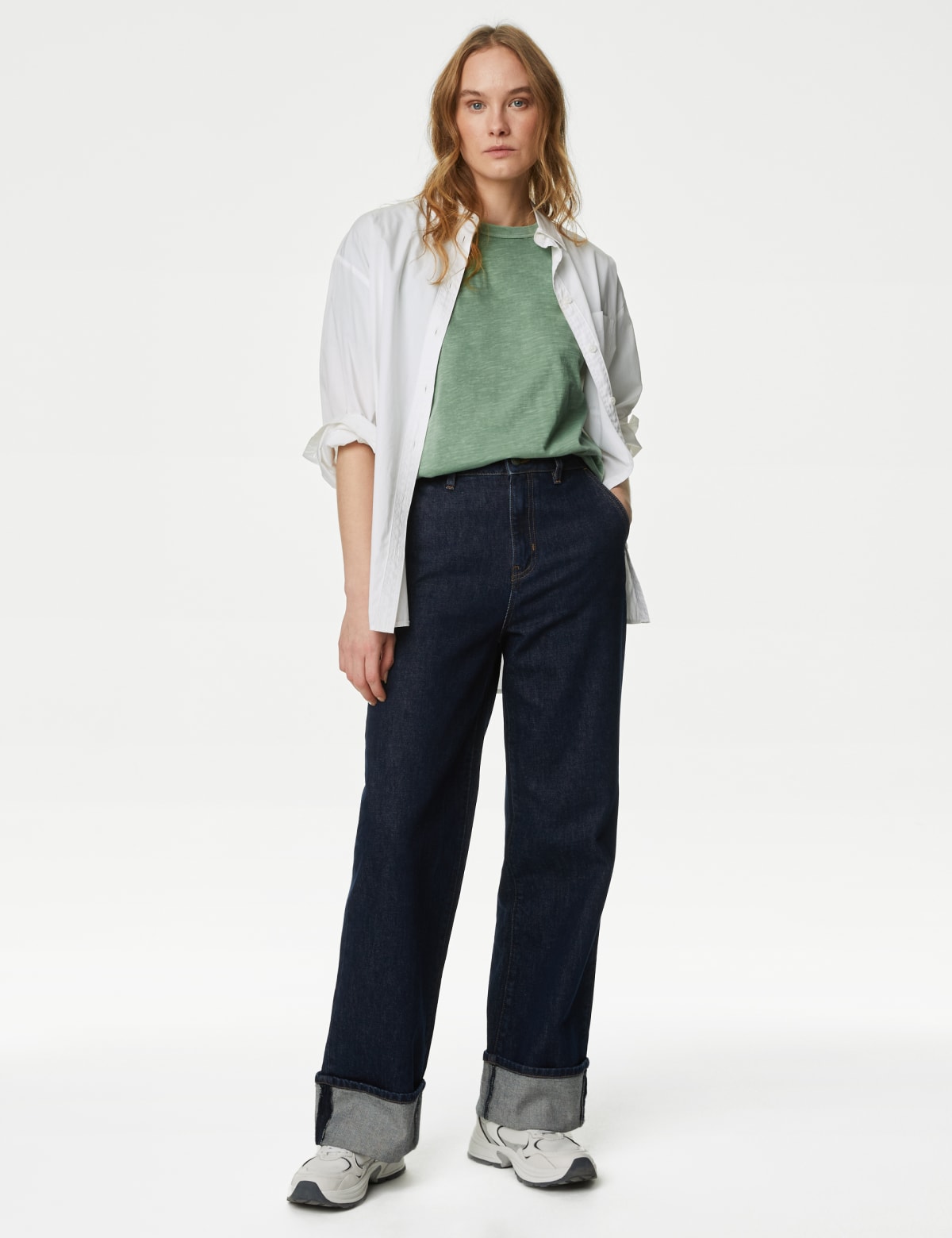 

Marks & Spencer Pure Cotton Tea Dyed T-Shirt (FEMALE, GREEN, 14)