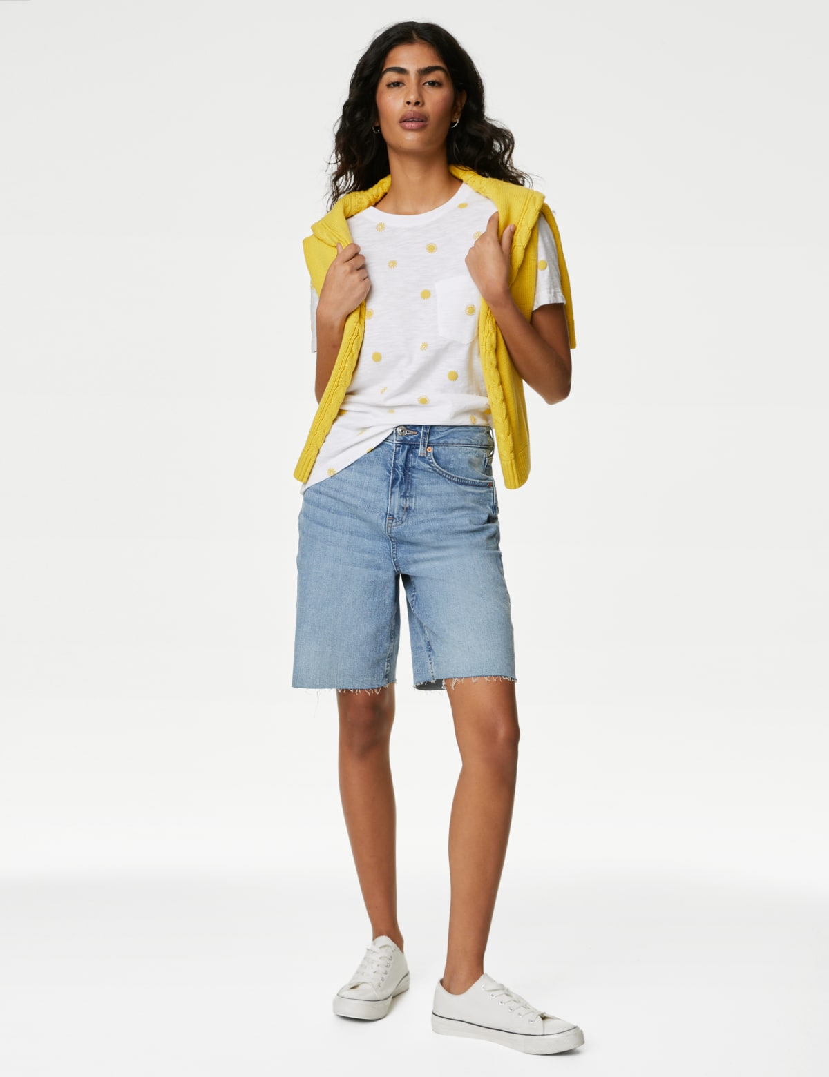 

Marks & Spencer Pure Cotton Printed Pocket Top (FEMALE, ONYX, 6)