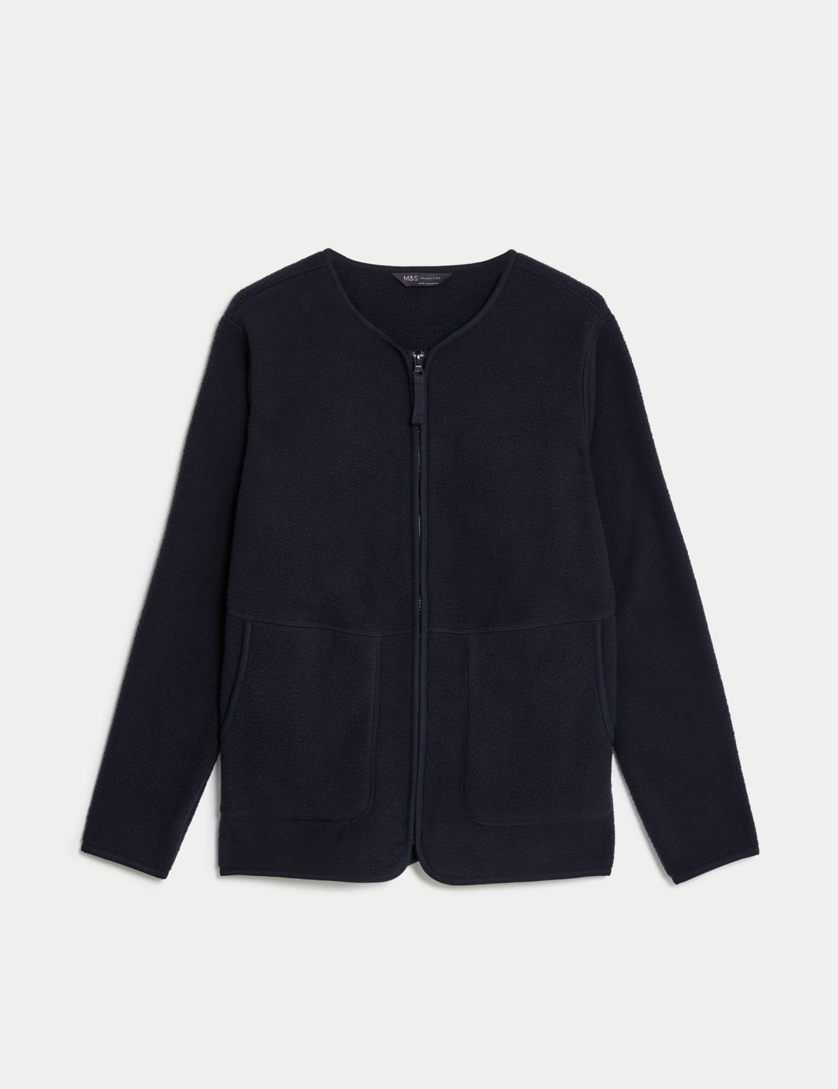 

Marks & Spencer Fleece Zip Up Jacket (FEMALE, MIDNIGHT NAVY, M)