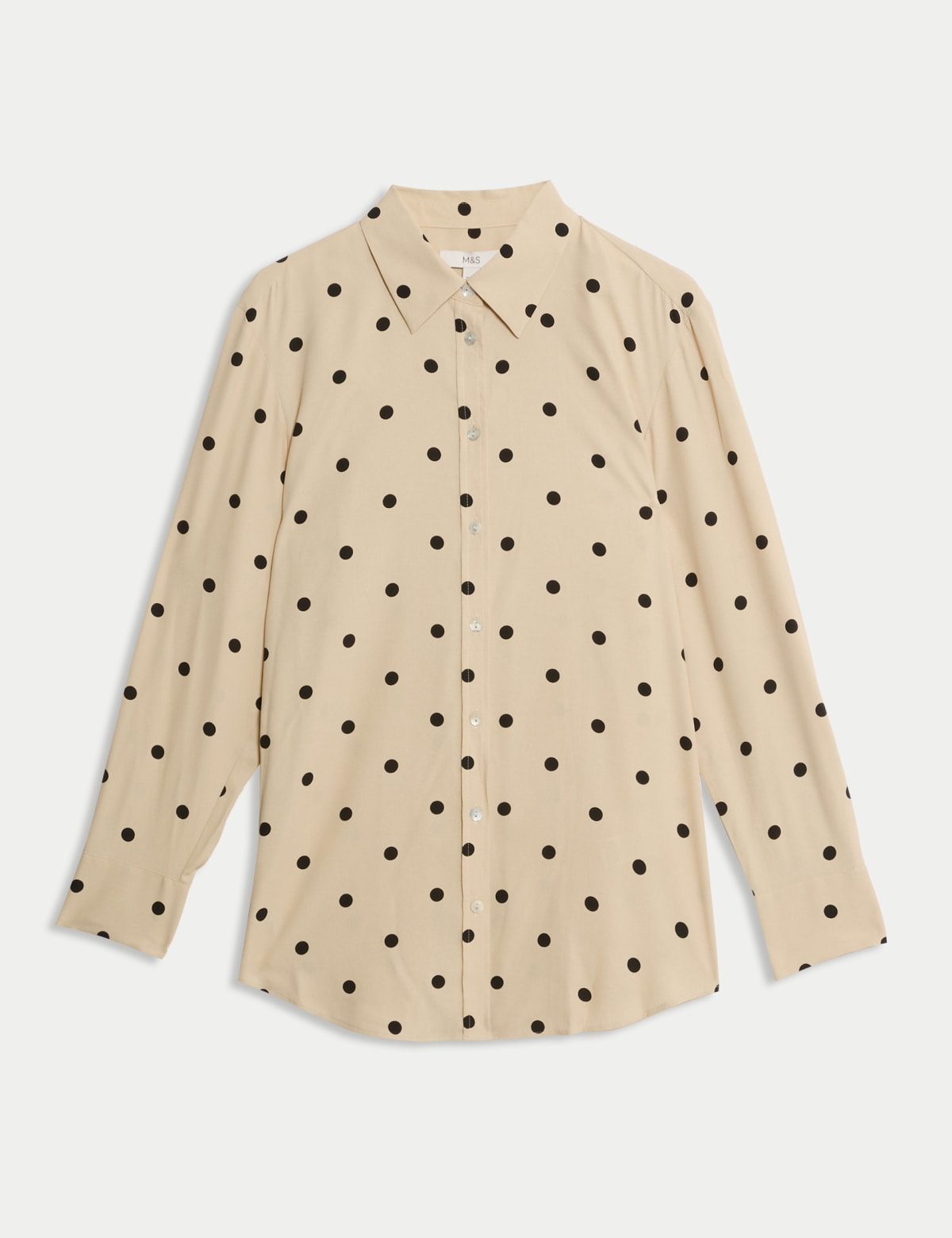 

Marks & Spencer Printed Collared Shirt (FEMALE, NUDE MIX, 20-REG)