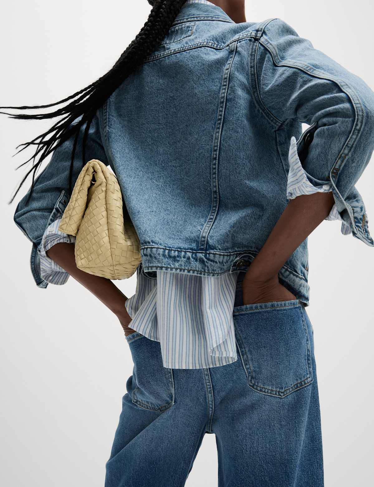 

Marks & Spencer Pure Cotton Denim Jacket (FEMALE, MEDIUM INDIGO, 20)