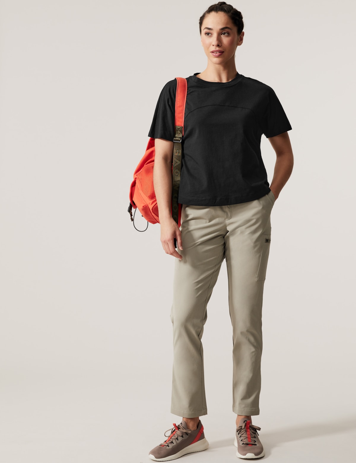 

Marks & Spencer Pure Cotton Oversized Cropped T-Shirt (FEMALE, BLACK, 6)