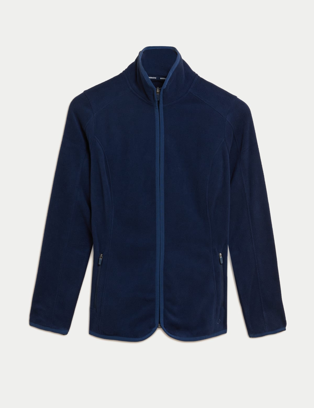 

Marks & Spencer Slim Fit Standing Collar Fleece Jacket (FEMALE, NAVY, 8)