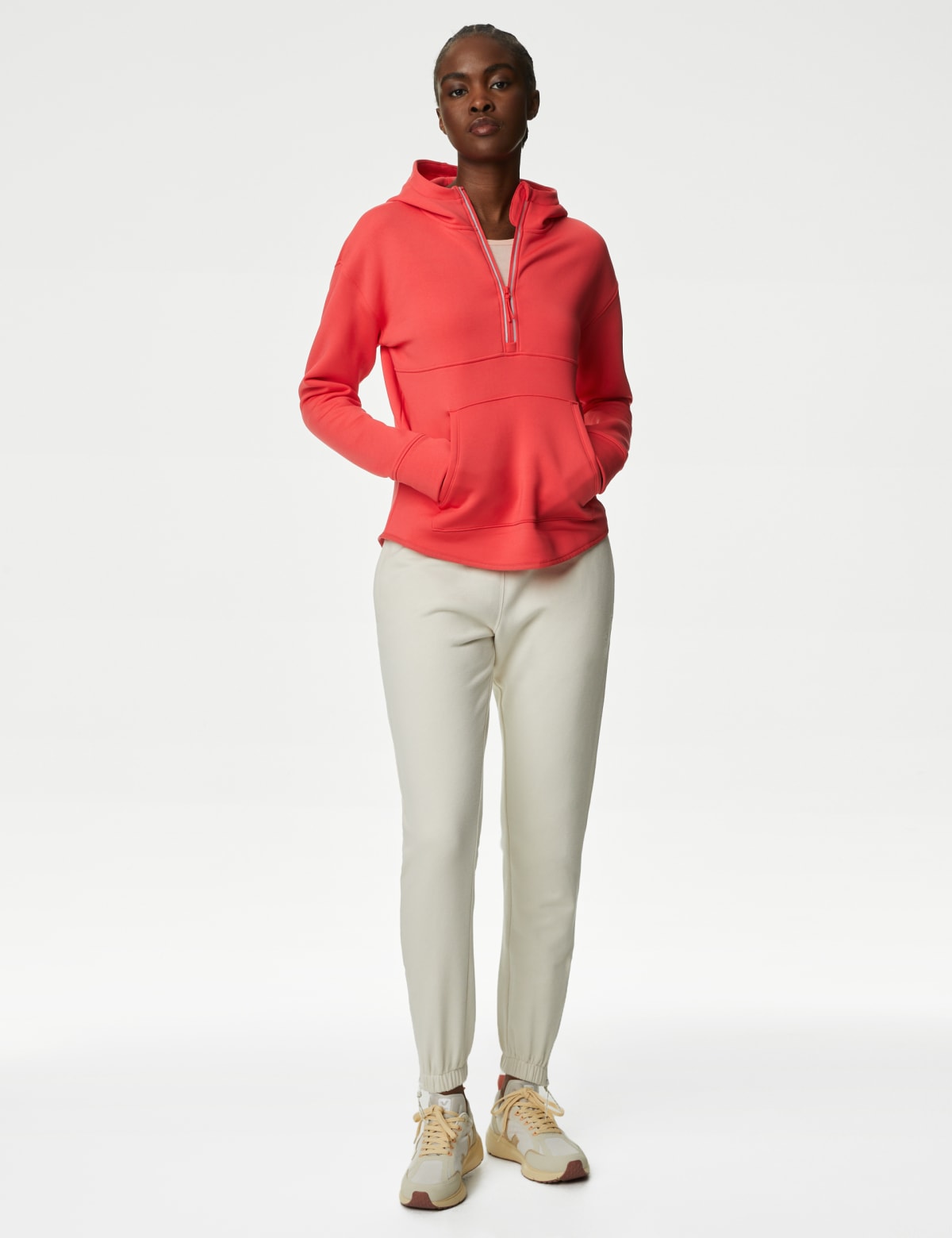 

Marks & Spencer Ultraheat™ Half Zip Relaxed Hoodie (FEMALE, STRAWBERRY, 12)