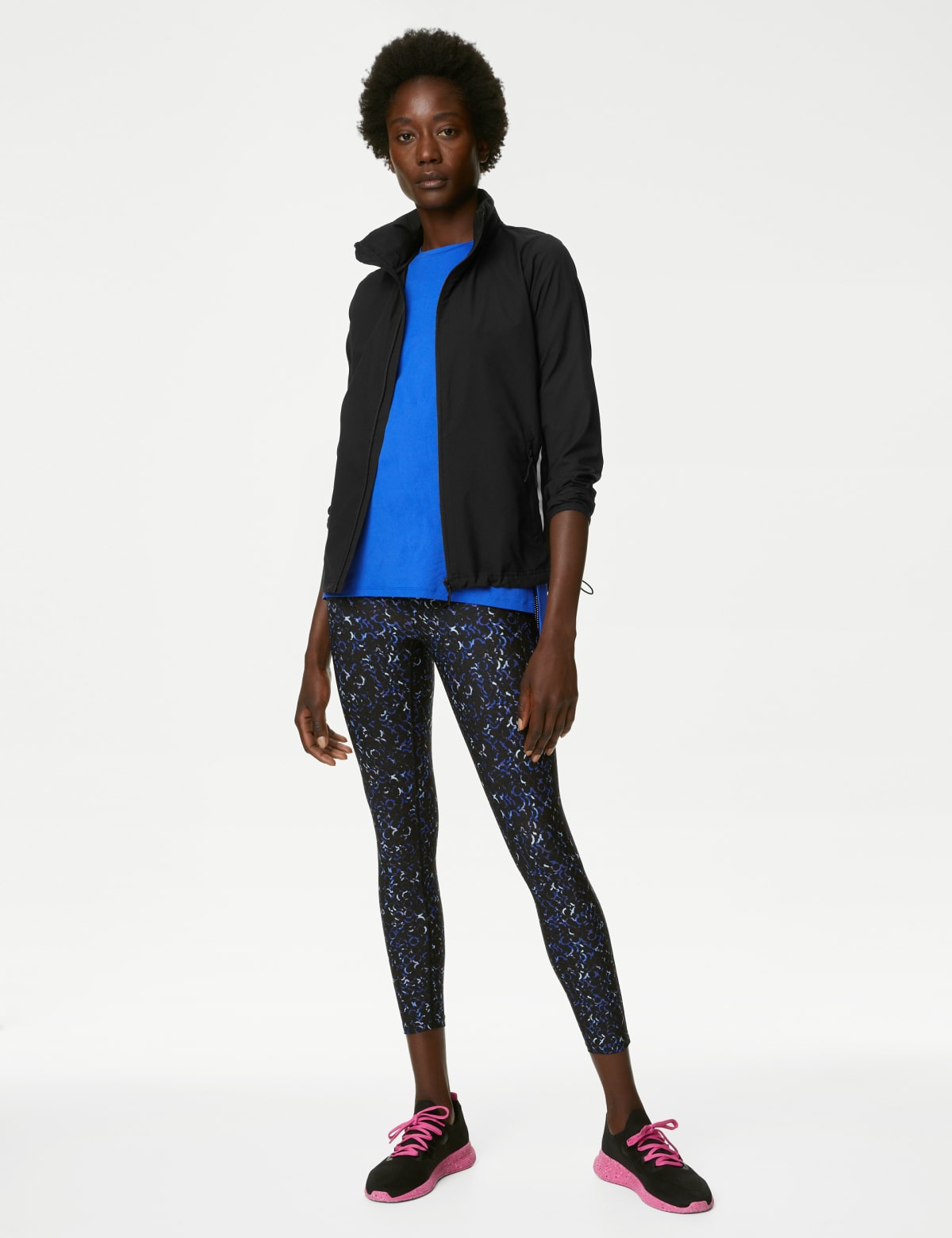 

Marks & Spencer Stormwear™ Packable Hooded Running Jacket (FEMALE, BLACK, 6)
