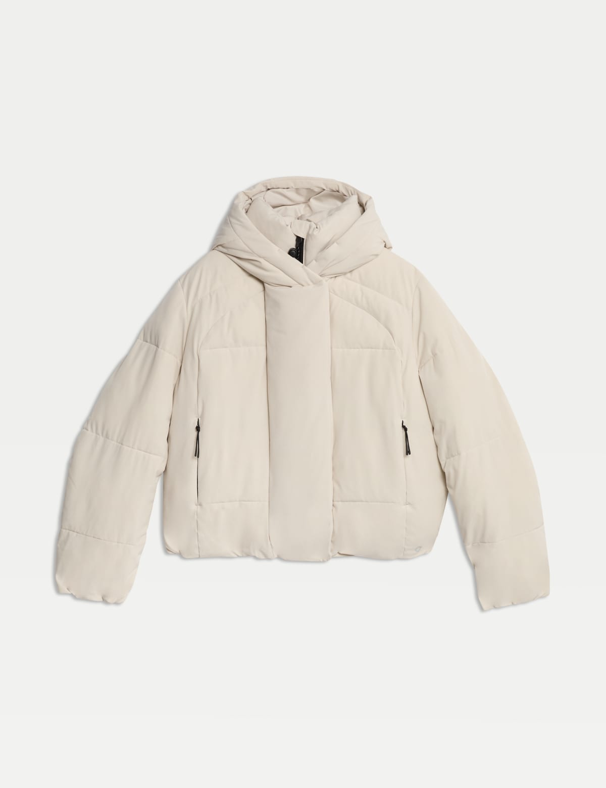

Marks & Spencer Stormwear™ Hooded Cropped Puffer Jacket (FEMALE, BEIGE, 18)