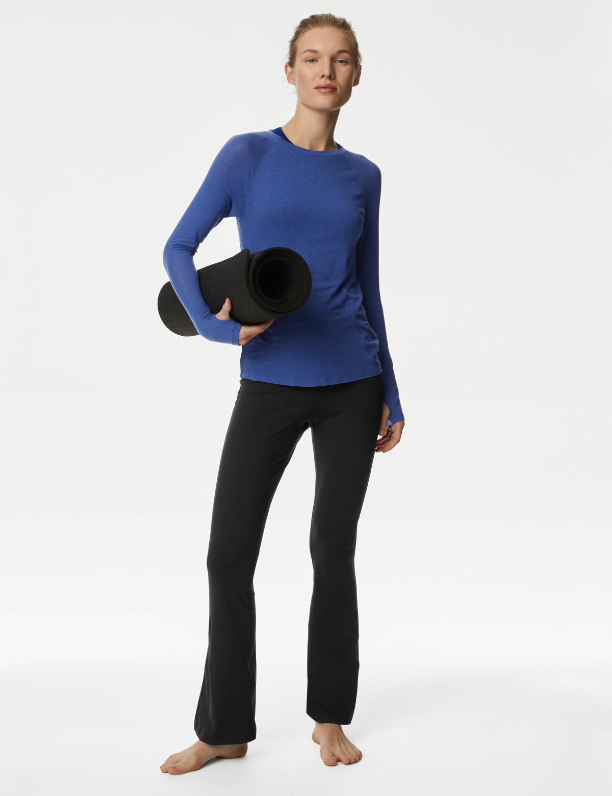 

Marks & Spencer High Waisted Flared Yoga Leggings (FEMALE, BLACK, 6)