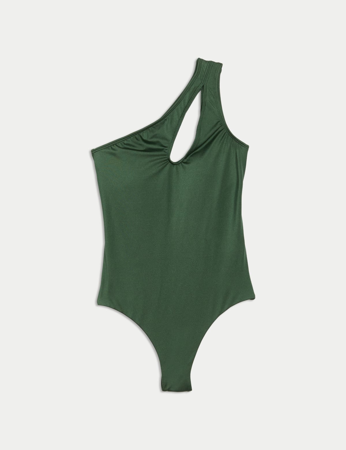 

Marks & Spencer Cut Out One Shoulder Swimsuit (FEMALE, GREEN, 10-REG)