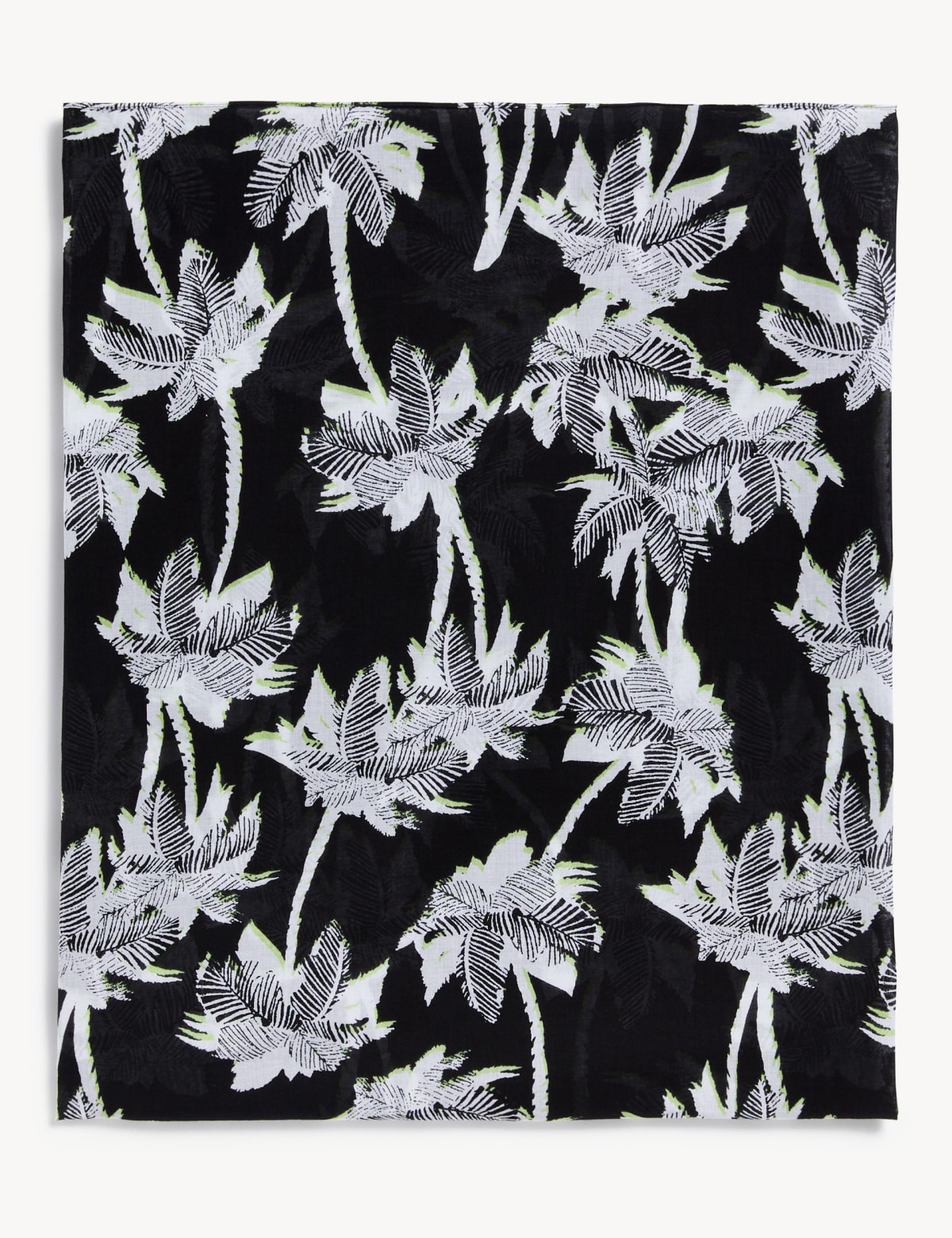 

Marks & Spencer Pure Cotton Printed Sarong (FEMALE, BLACK/WHITE)