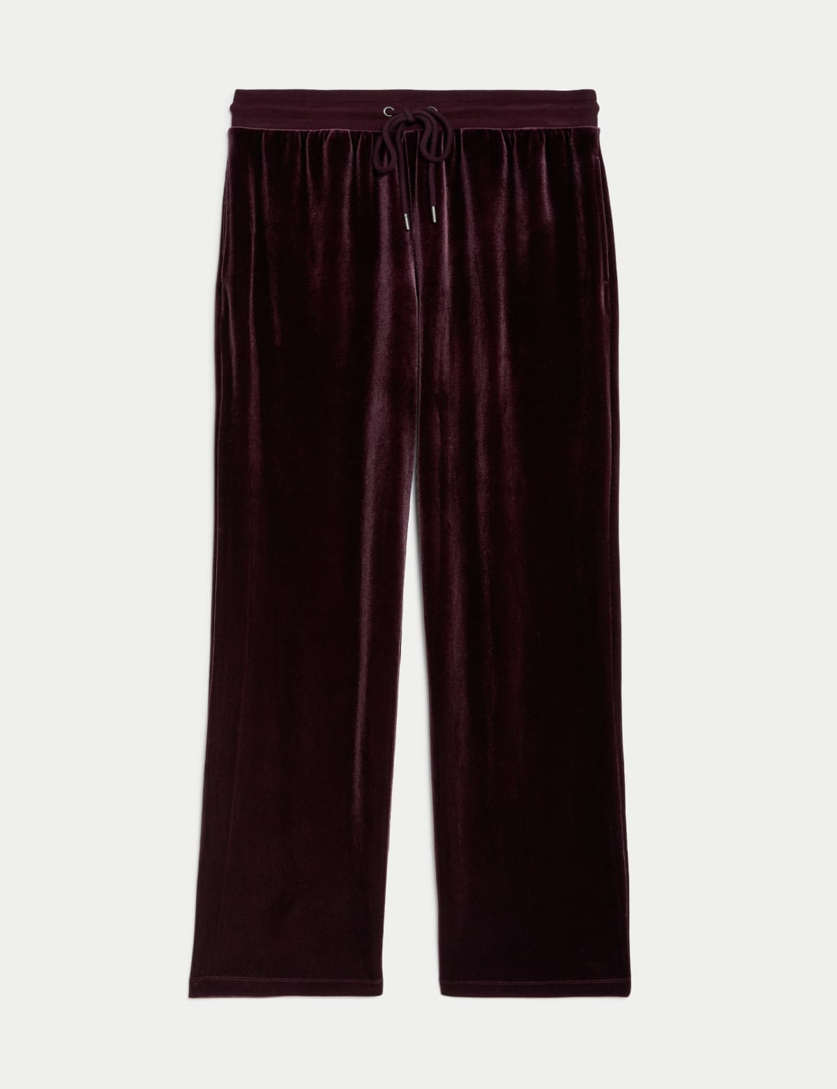 

Marks & Spencer High Waisted Wide Leg Joggers (FEMALE, DARK GRAPE, 8-REG)