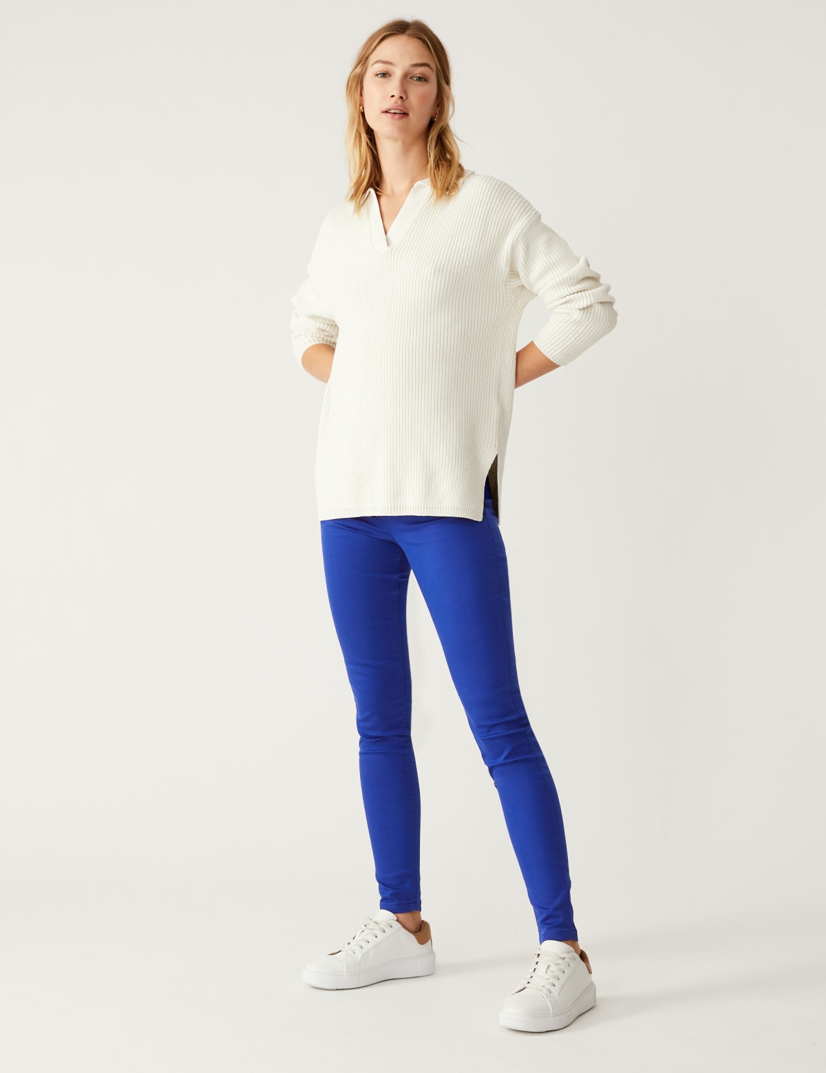 

Marks & Spencer High Waisted Jeggings (FEMALE, ELECTRIC BLUE, 10-REG)