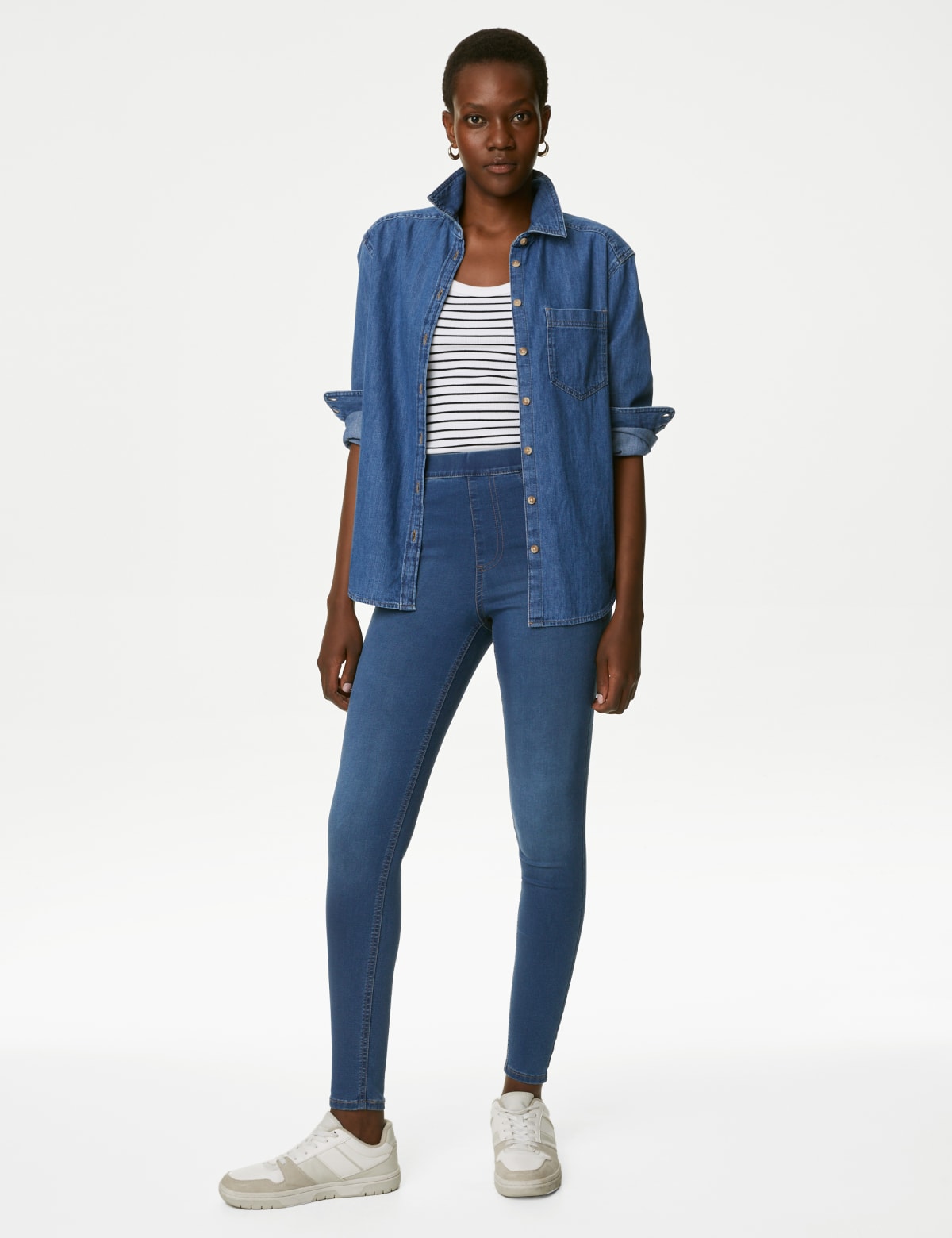 

Marks & Spencer High Waisted Jeggings (FEMALE, MEDIUM INDIGO, 10-REG)