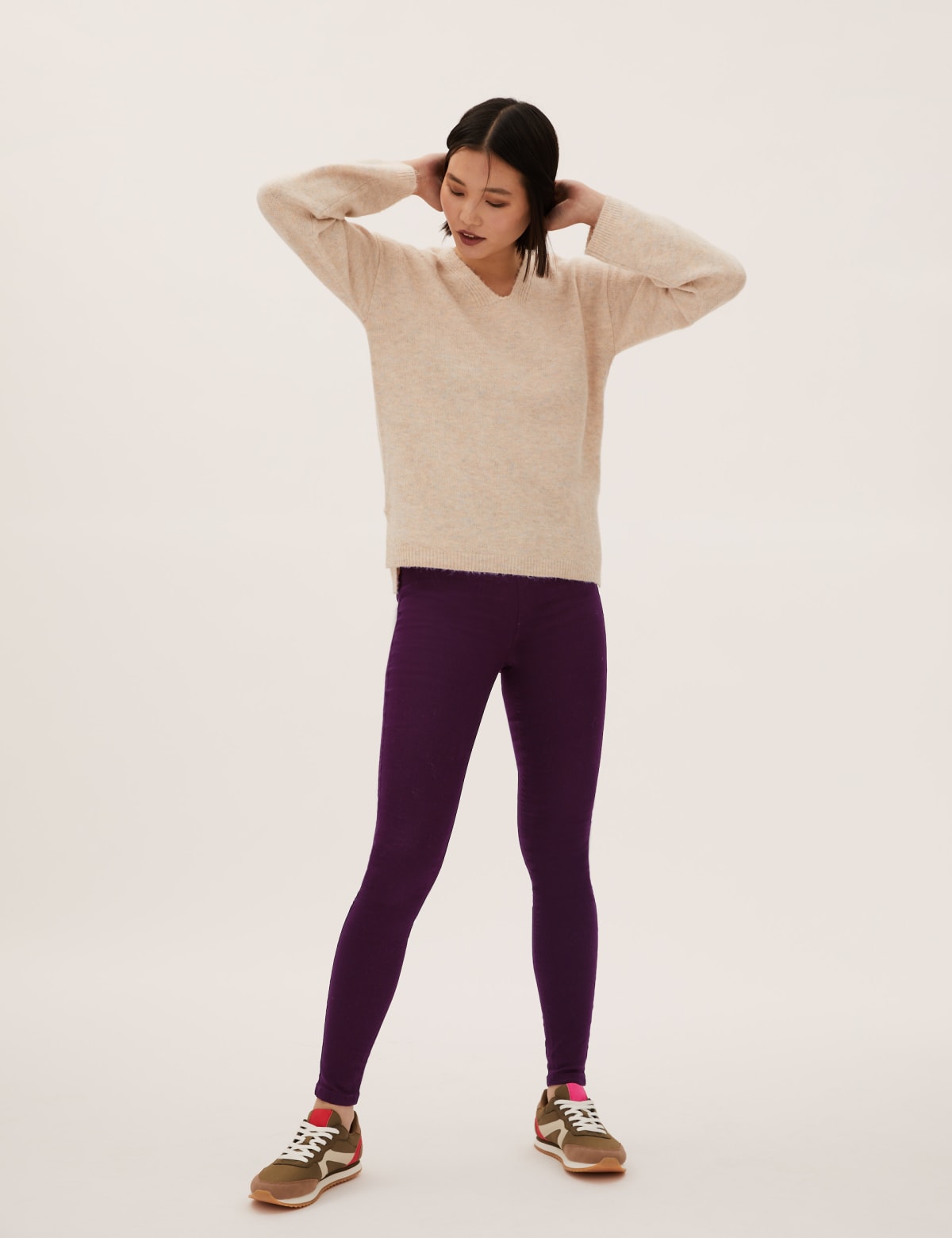 

Marks & Spencer High Waisted Jeggings (FEMALE, BLACKBERRY, 8-REG)