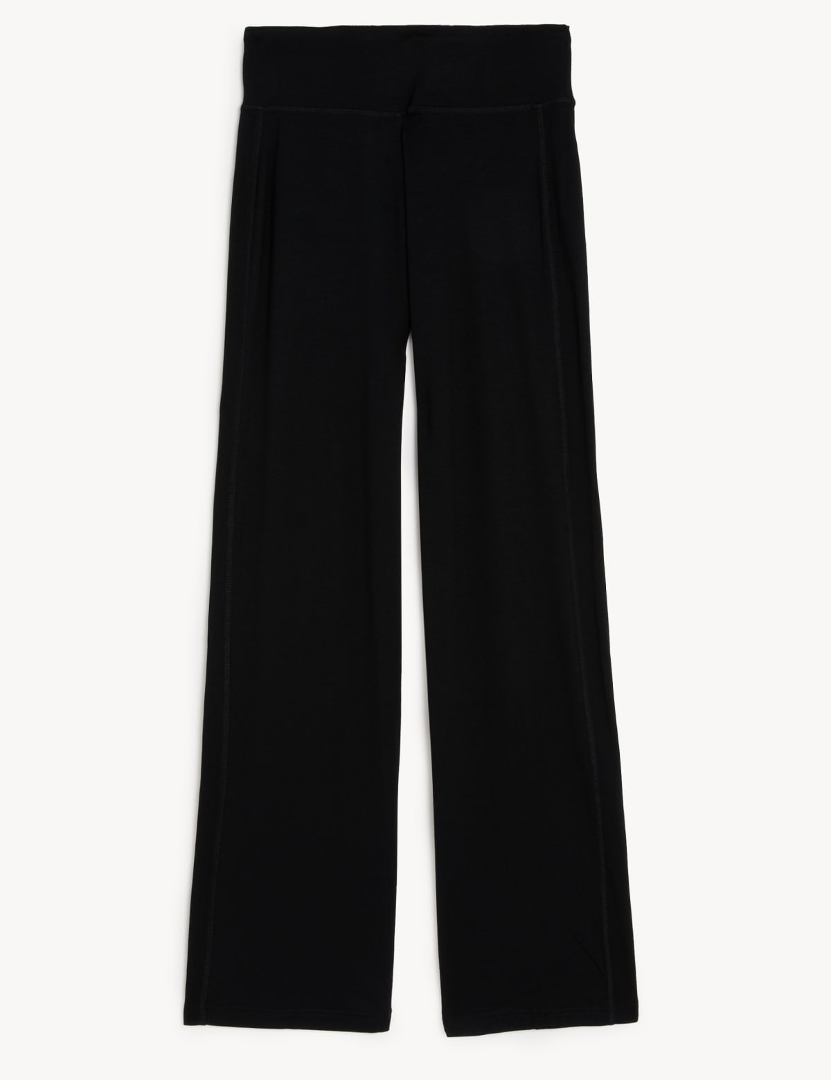 

Marks & Spencer Elasticated Waist Wide Leg Trousers (FEMALE, BLACK, 14-REG)