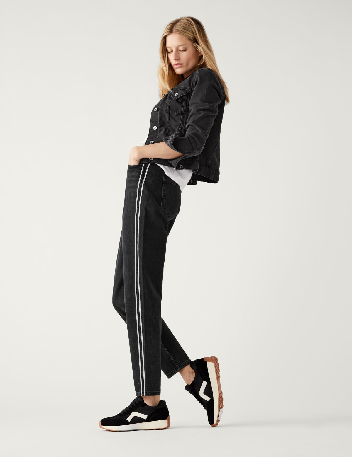 

Marks & Spencer The Mom Jeans (FEMALE, BLACK MIX, 12-REG)