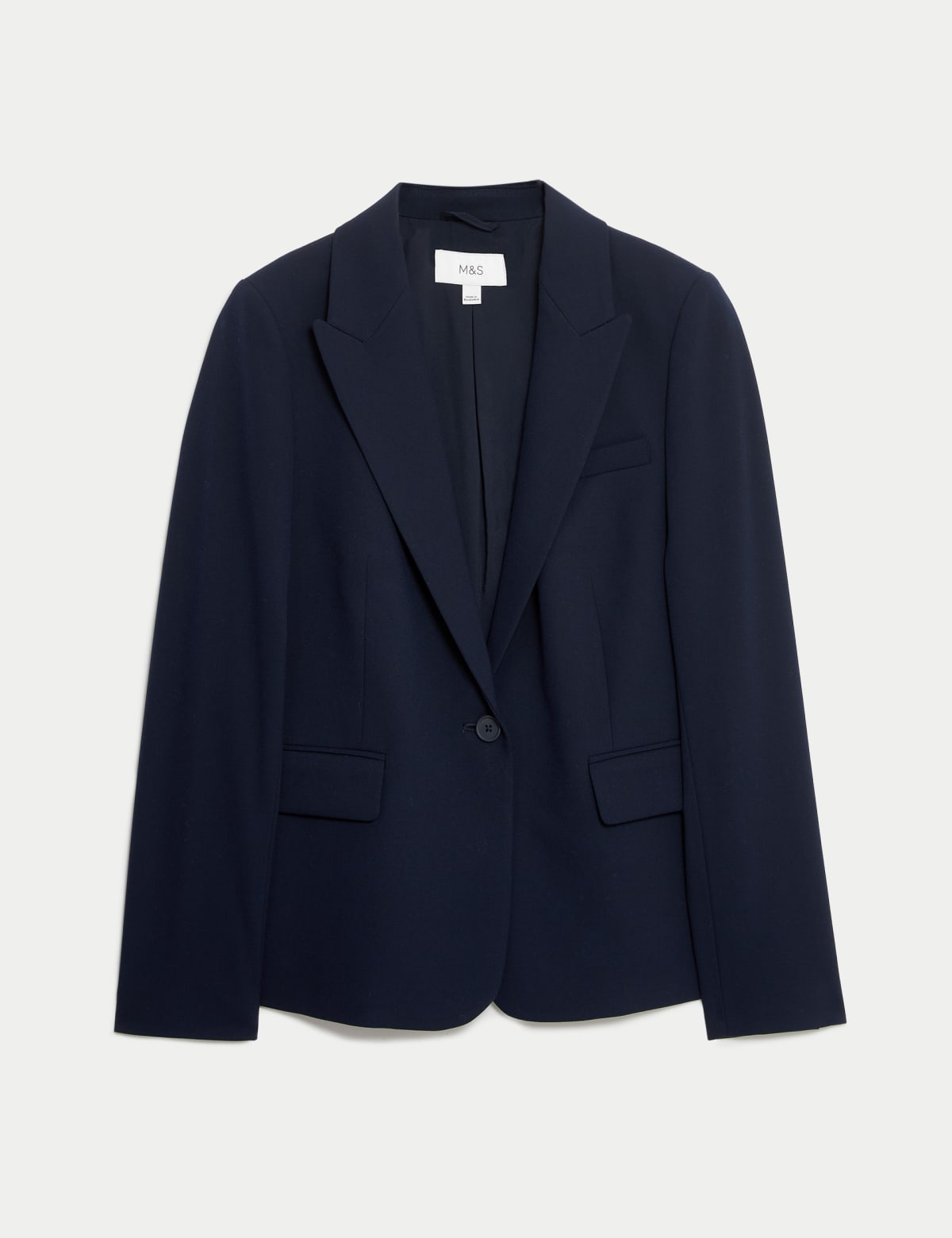 

Marks & Spencer Slim Single Breasted Blazer (FEMALE, NAVY, 12)